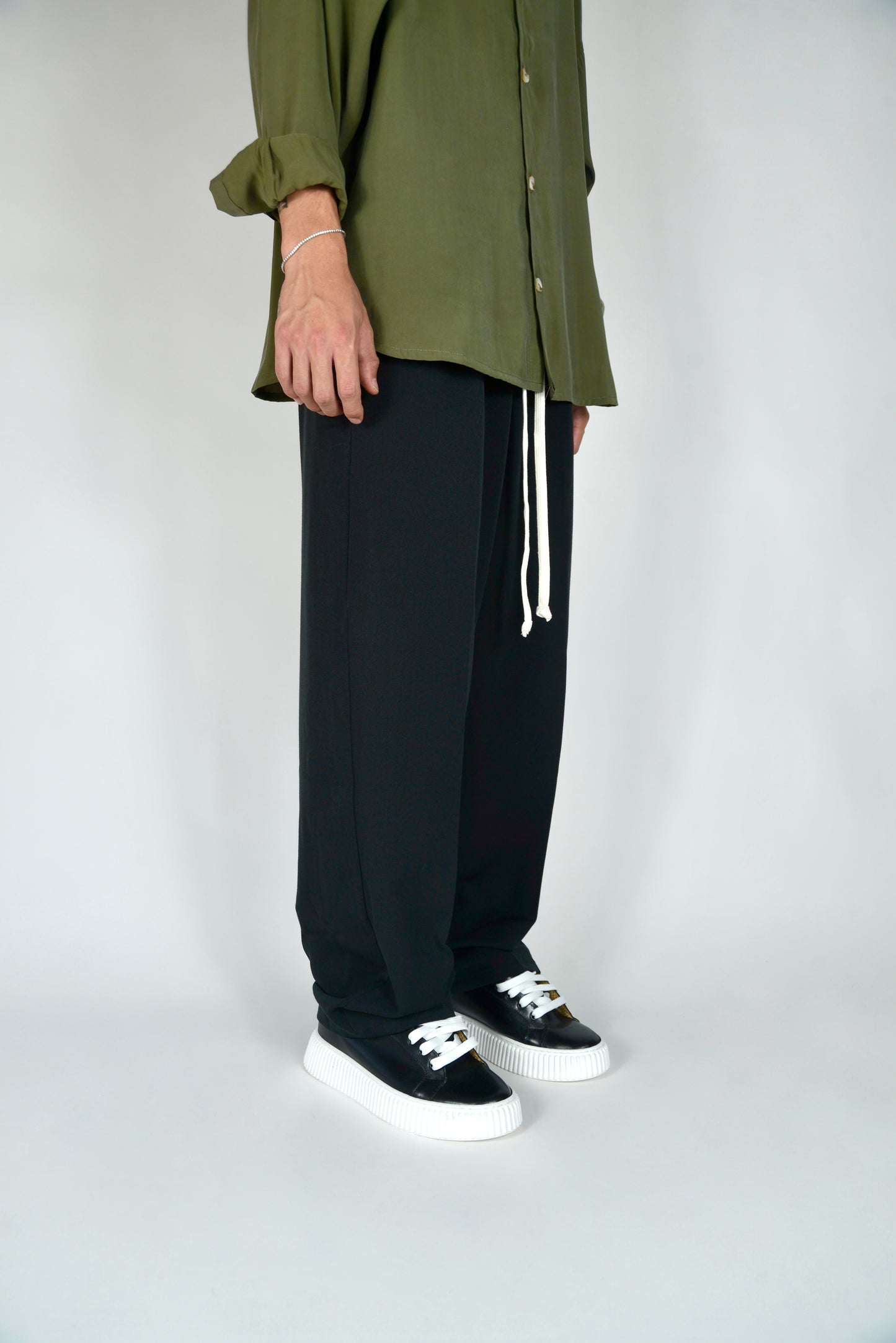 Pantalaccio Elegante Nero Oversize Fit