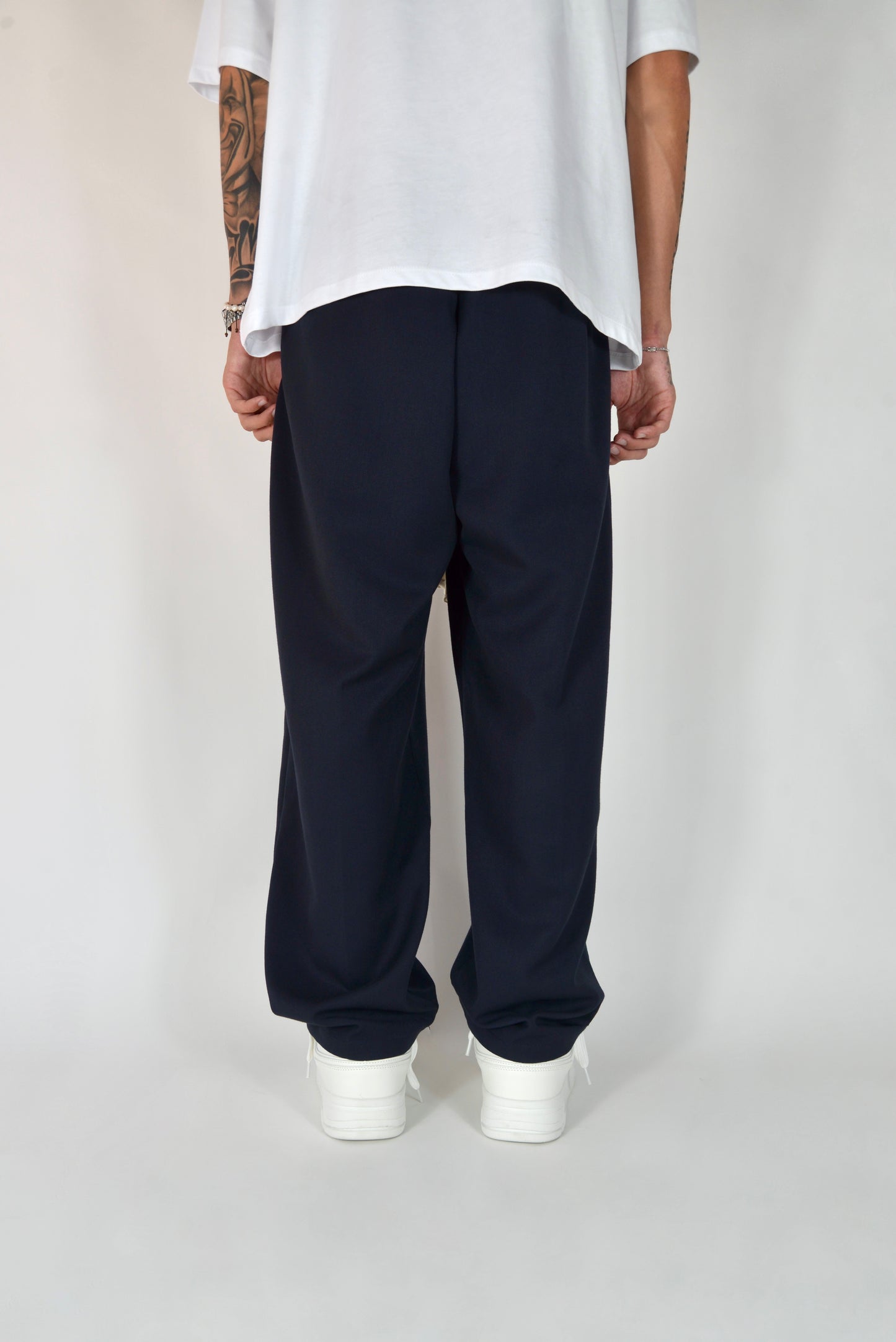 Pantalaccio Elegante Invernale Blu Notte Oversize Fit