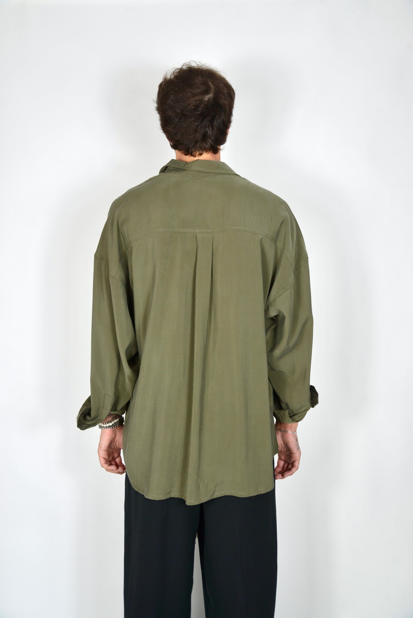 Camicia Oversize Verde