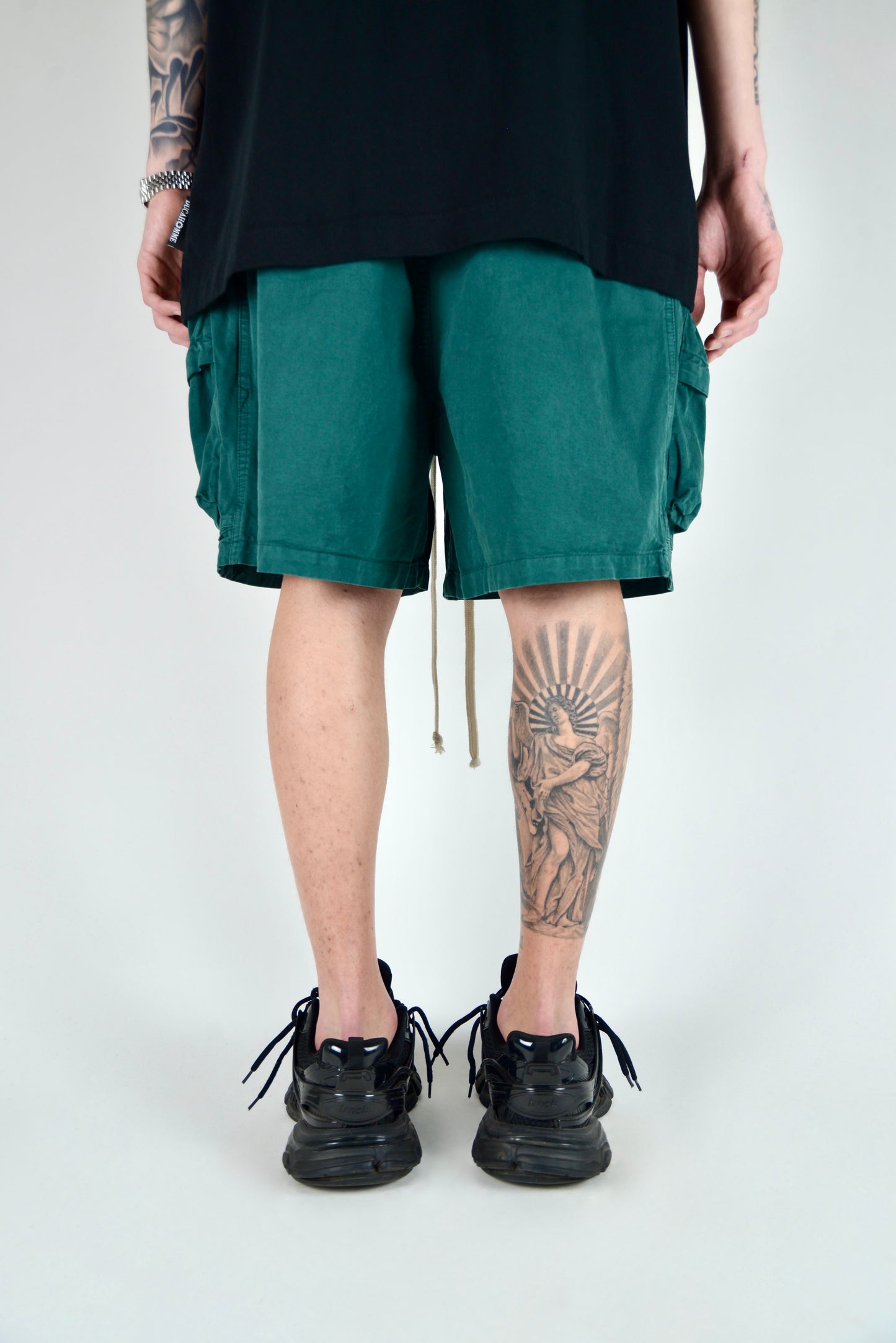 Pantaloncino Cargo Frontale Verde
