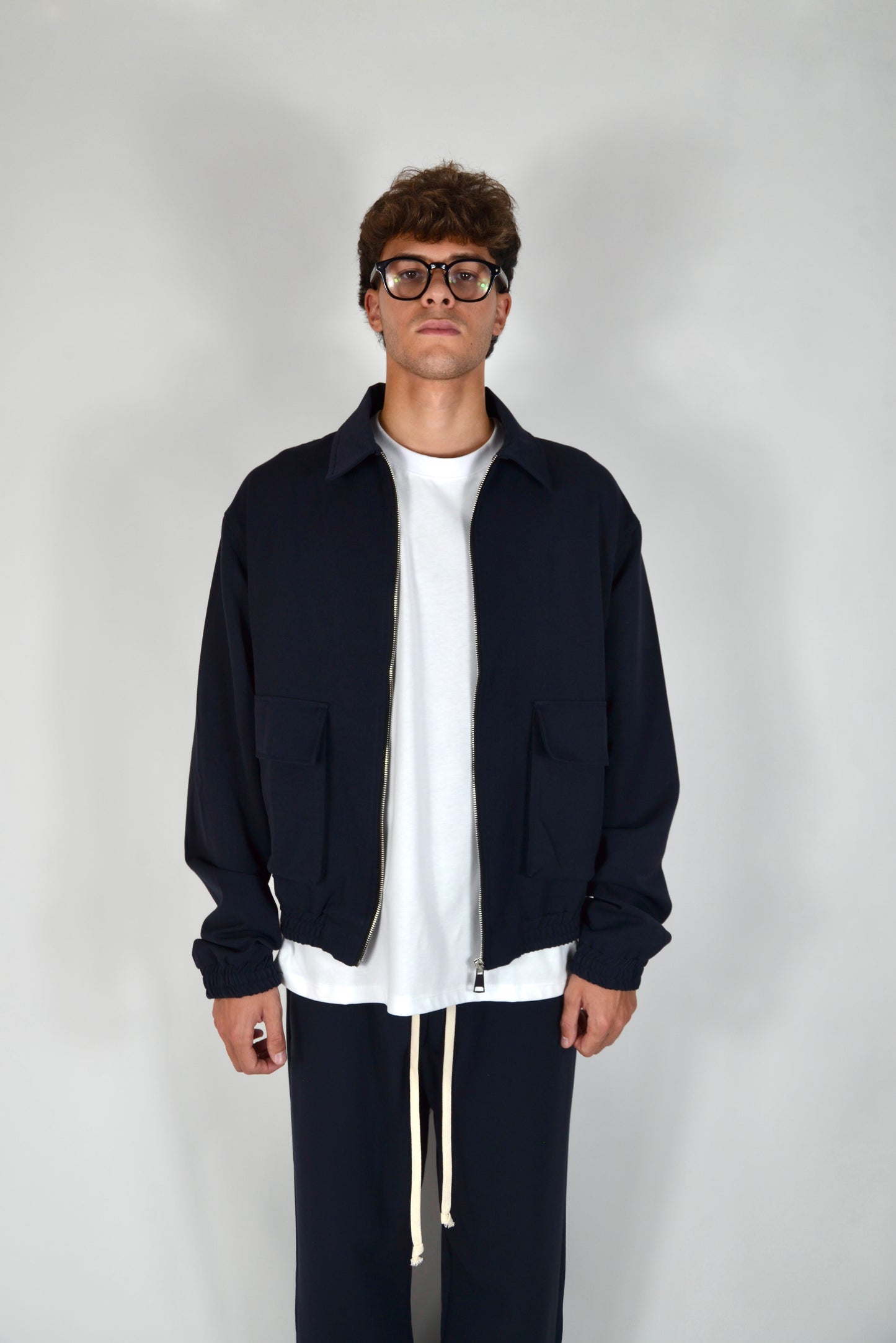 Coordinato Elegante Blu Notte