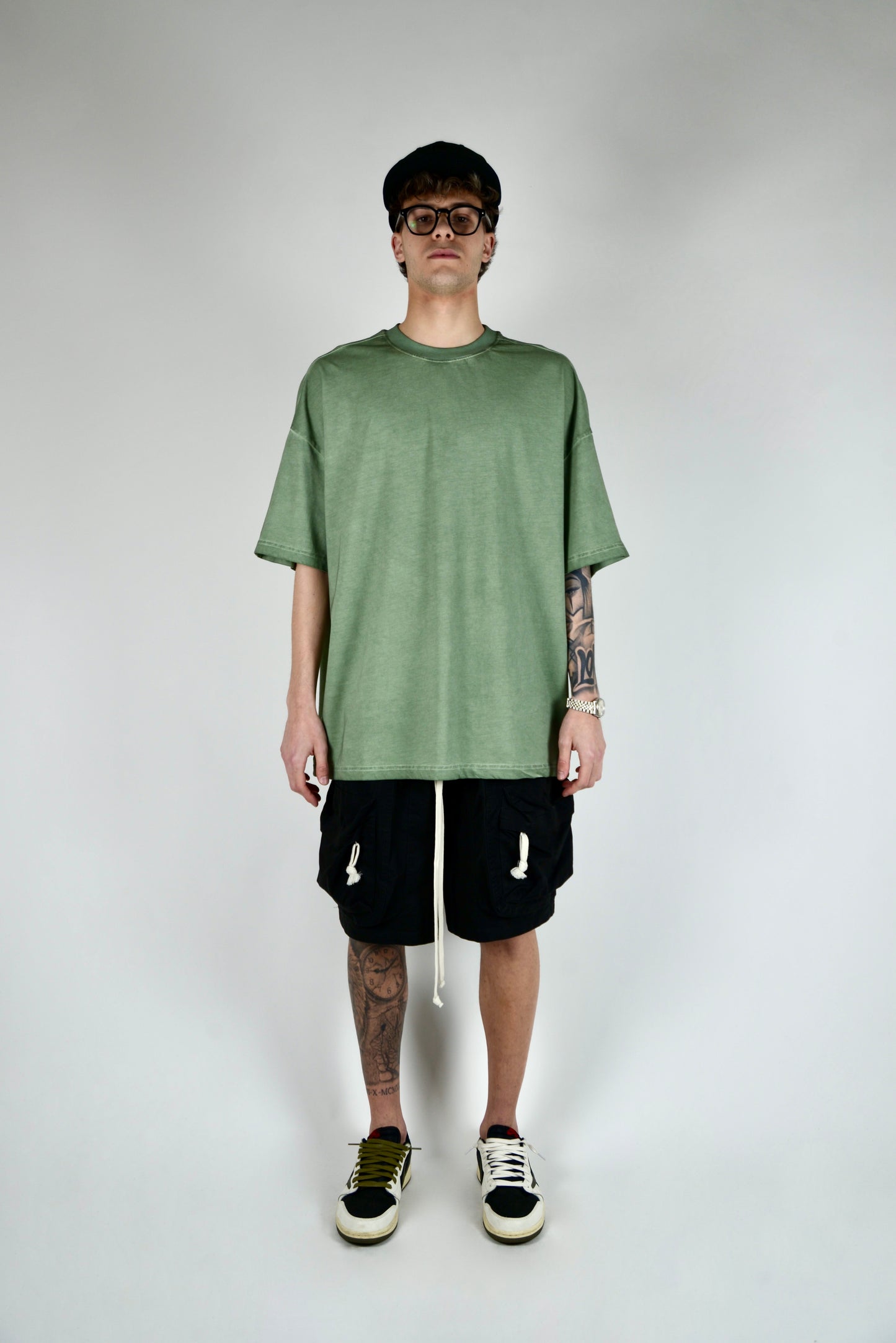 Pantaloncino Cargo Frontale Nero