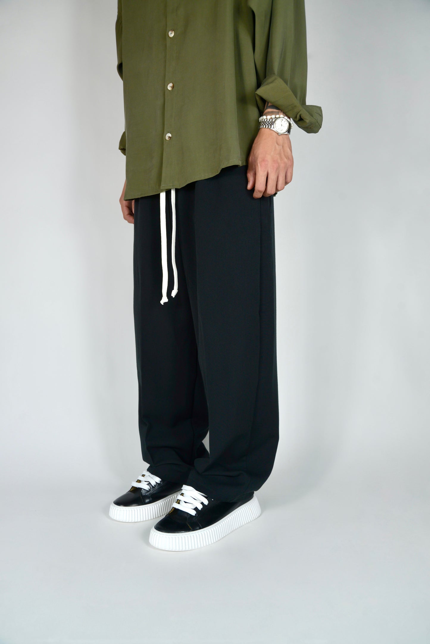 Pantalaccio Elegante Nero Oversize Fit