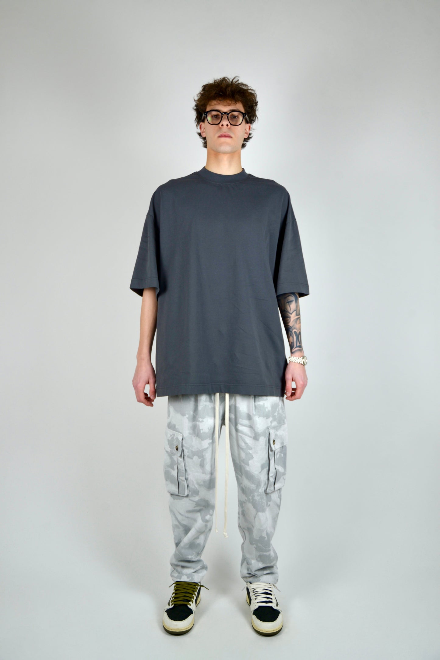T-shirt Oversize Grigia