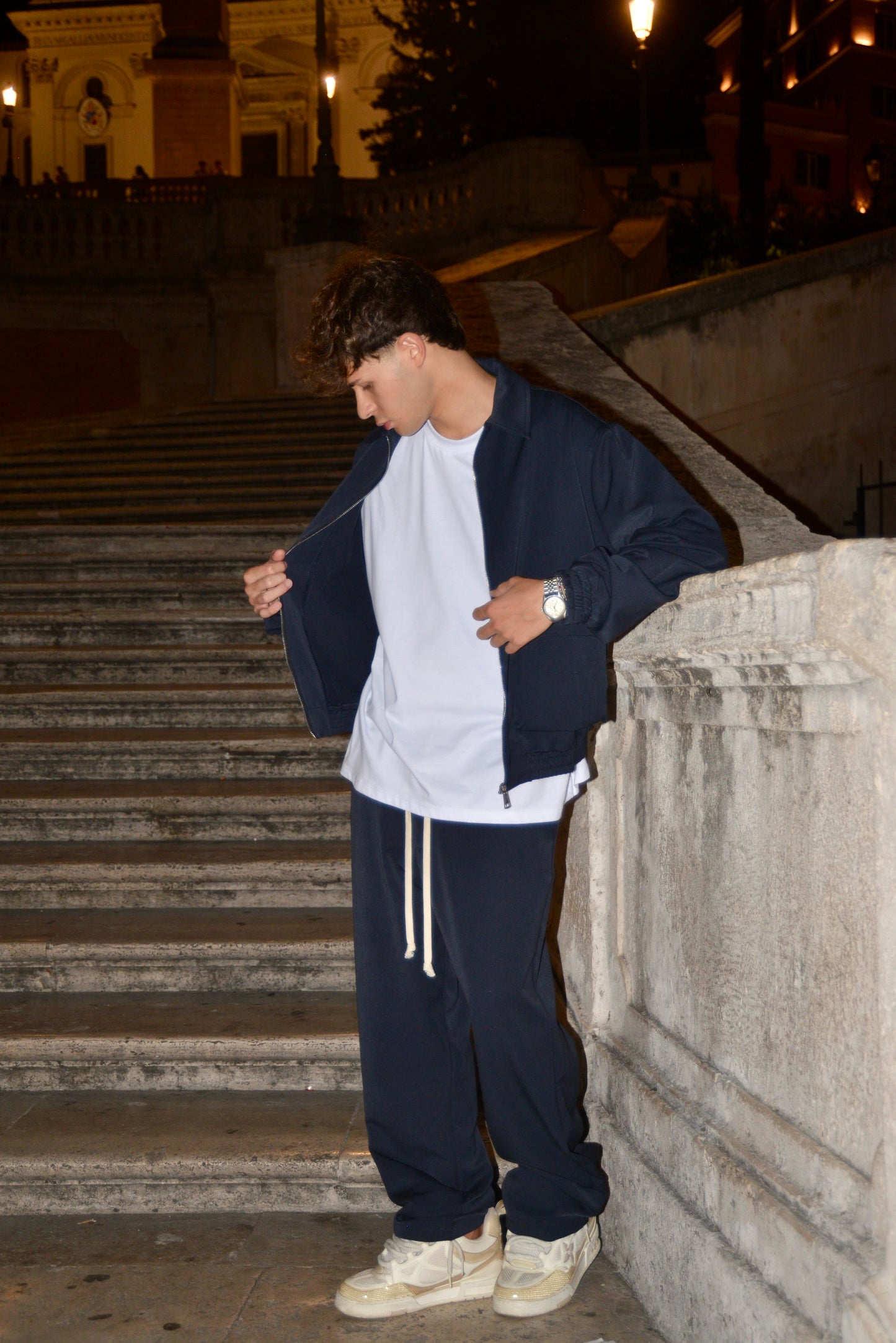 Coordinato Elegante Blu Notte