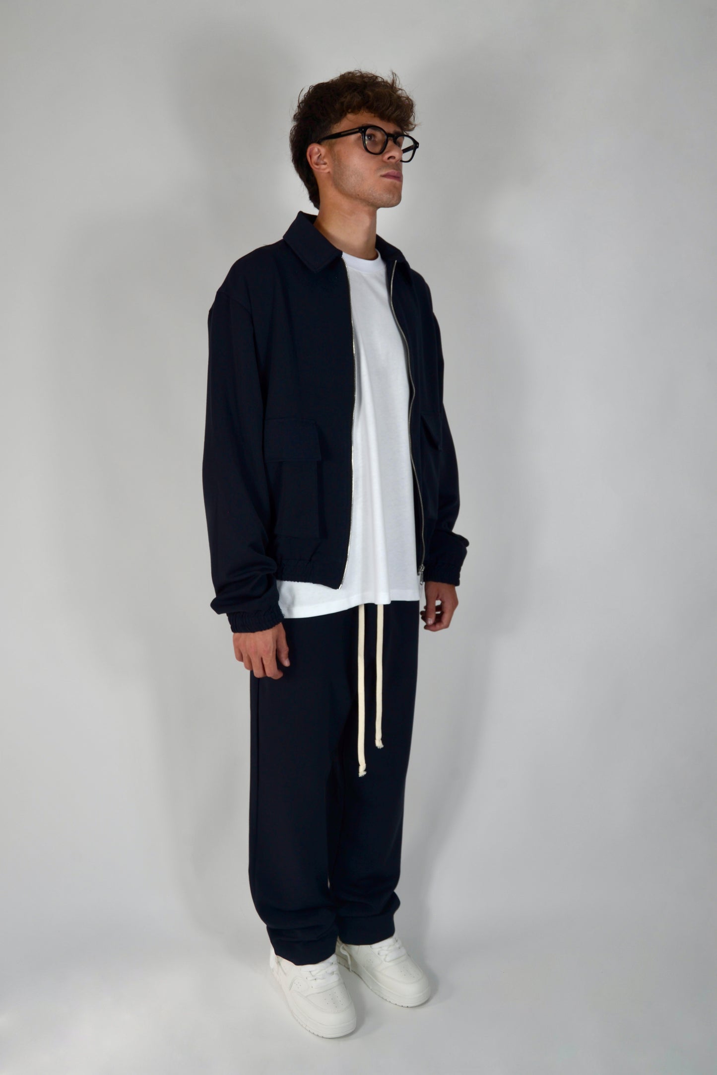 Coordinato Elegante Blu Notte