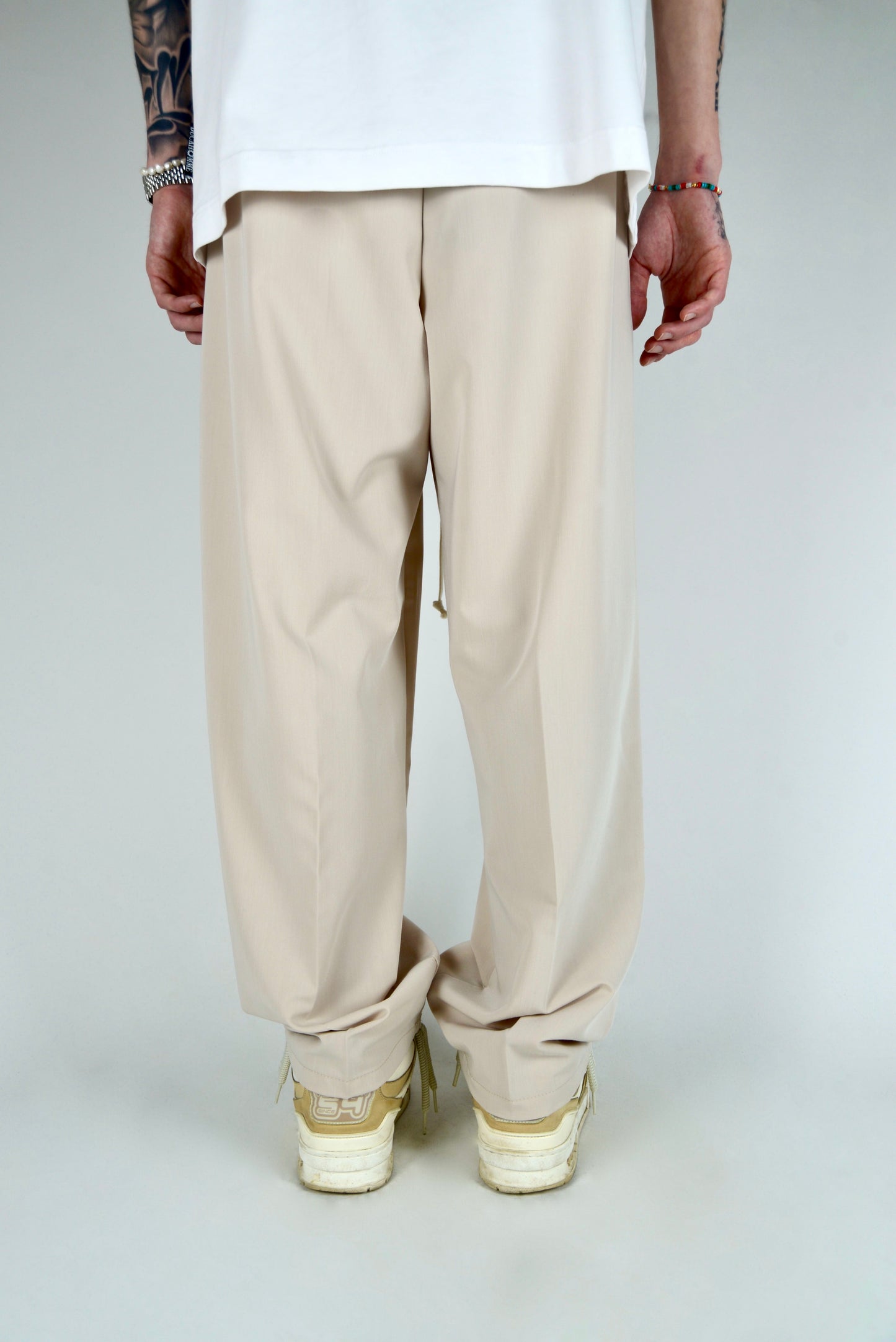 Pantalaccio Elegante Oversize Fit Beige