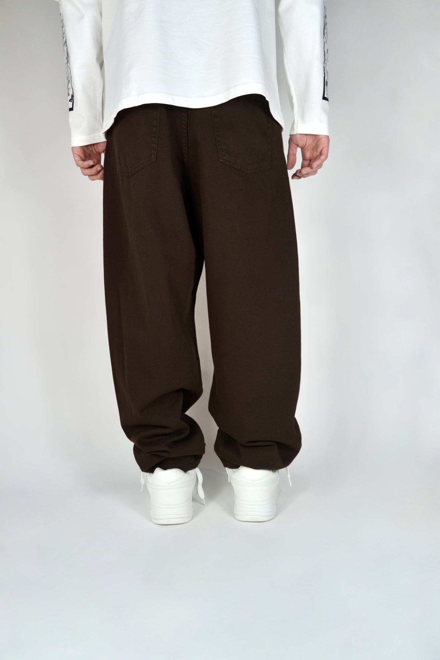 Jeans Baggy Fit Marrone