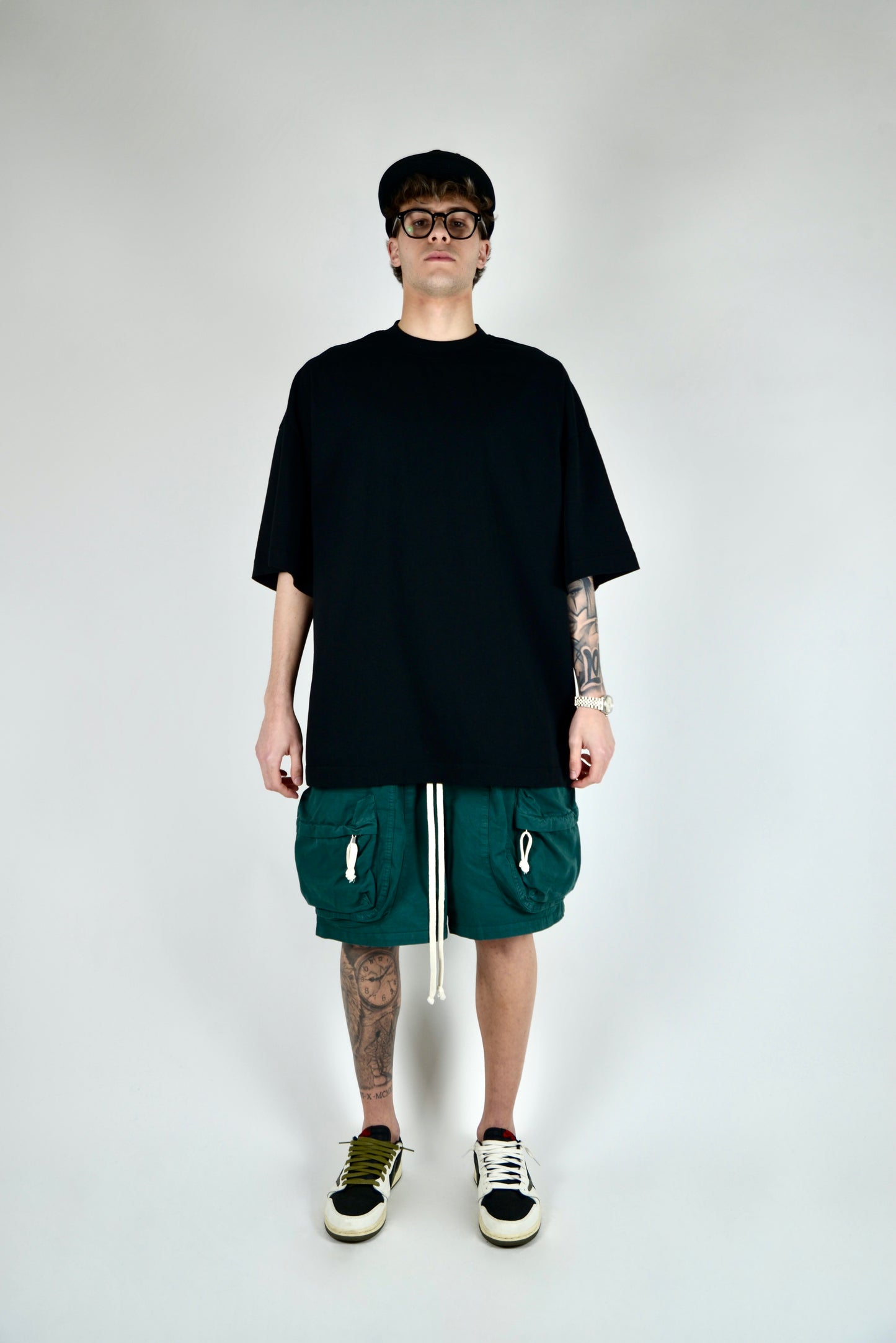 Pantaloncino Cargo Frontale Verde