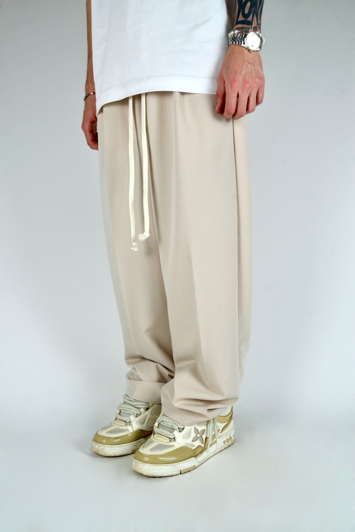 Pantalaccio Elegante Oversize Fit Beige