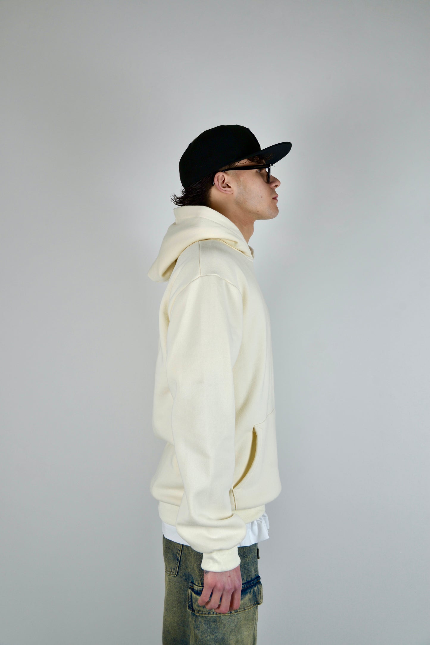 Felpa In Cotone Regular Fit Beige