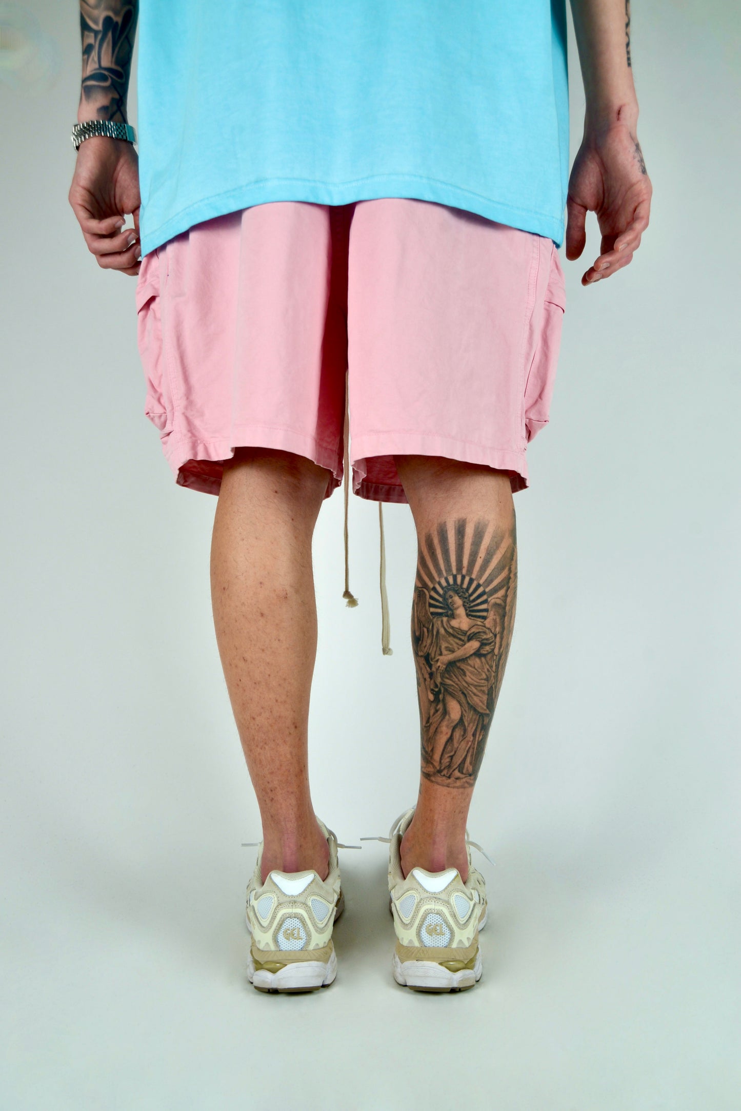 Pantaloncino Cargo Frontale Rosa