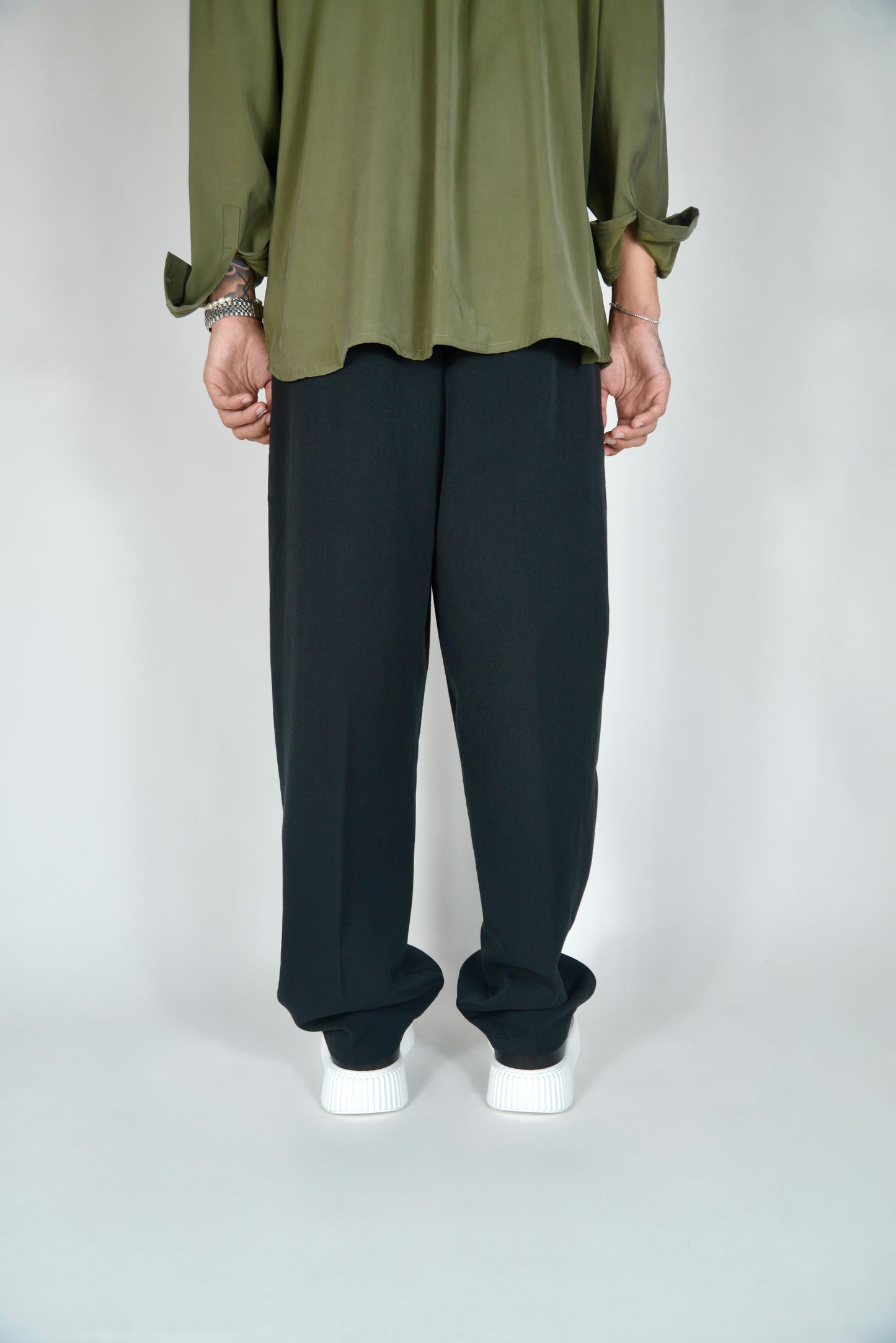 Pantalaccio Elegante Nero Oversize Fit