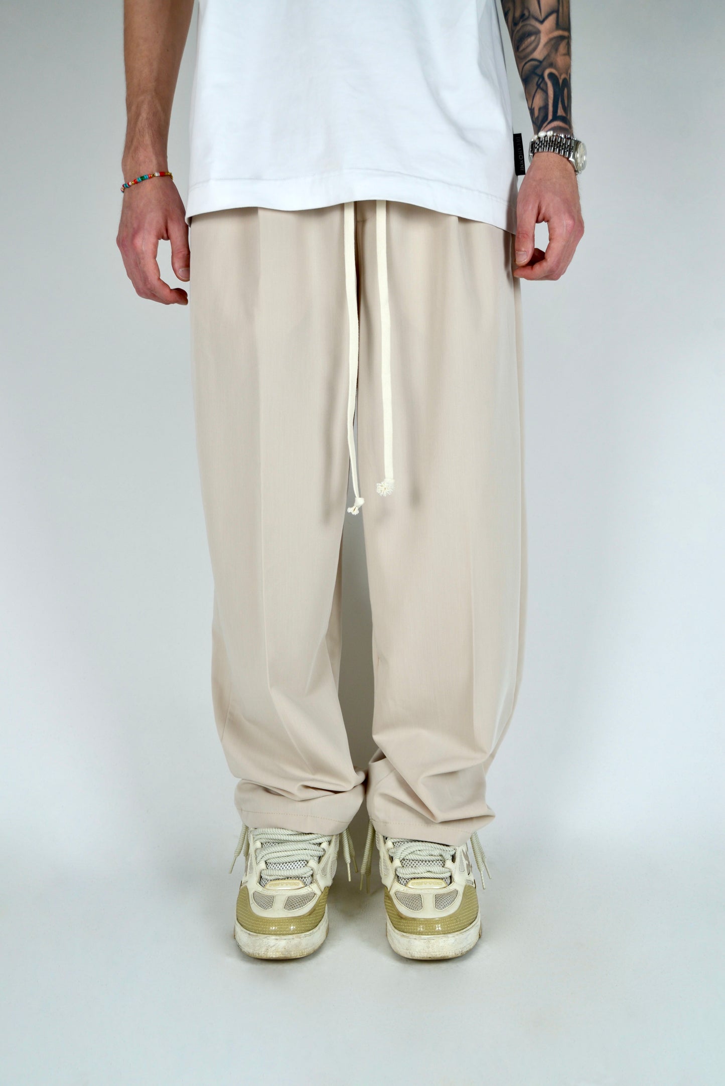 Pantalaccio Elegante Oversize Fit Beige