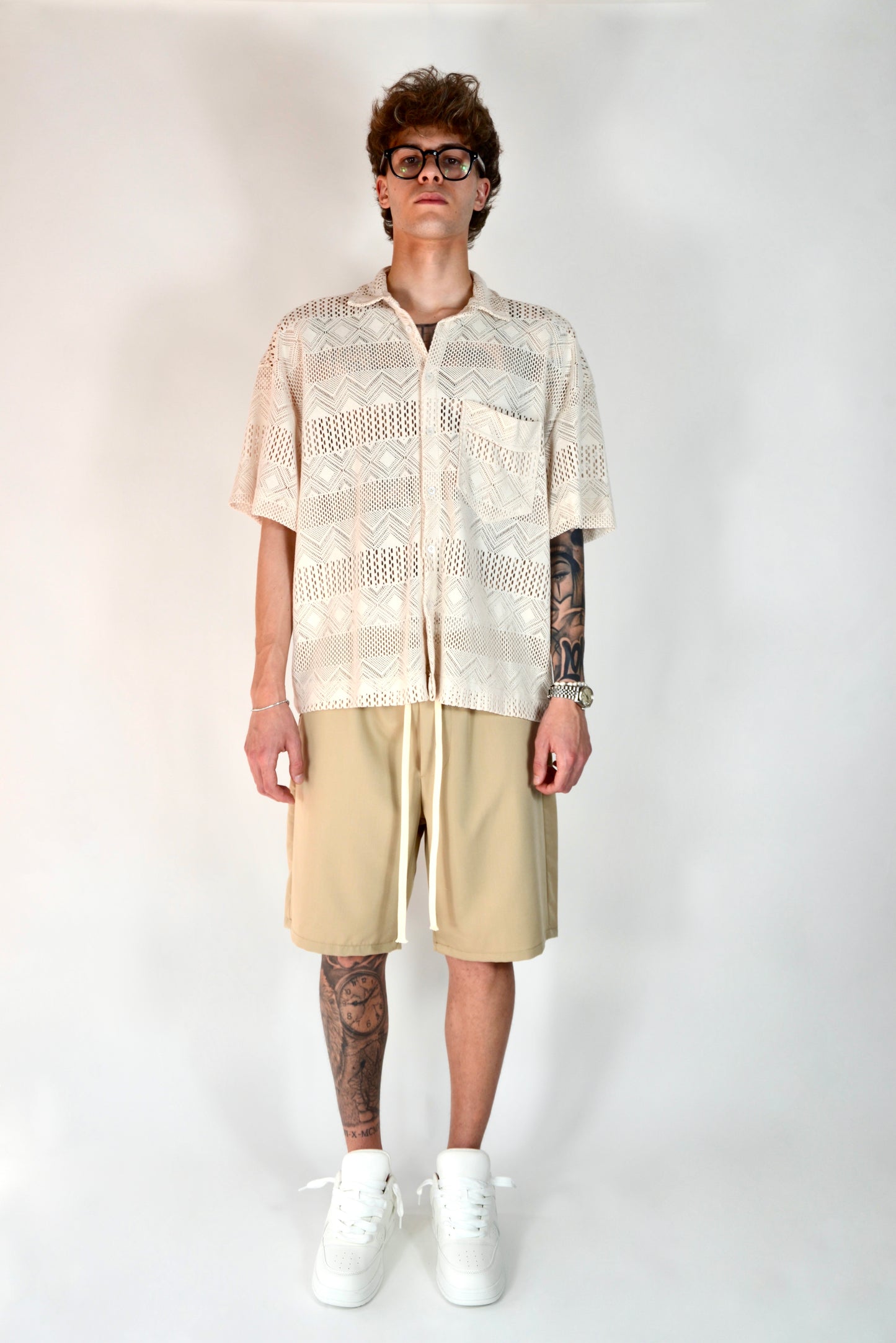 Pantaloncino Elegante Beige