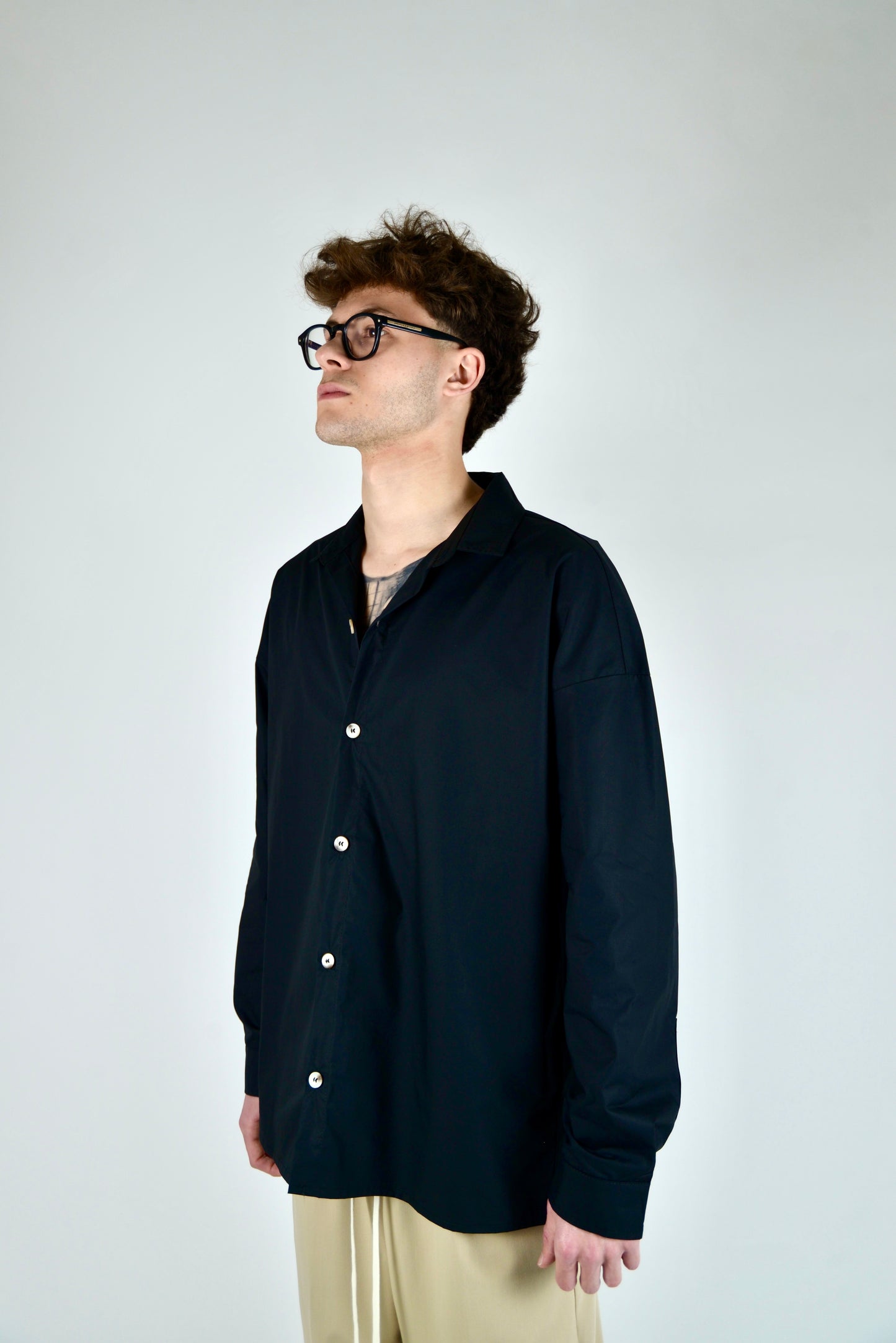Camicia Oversize Nera