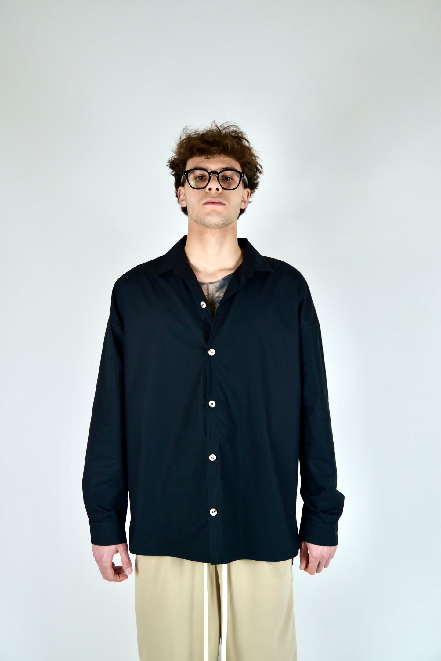 Camicia Oversize Nera