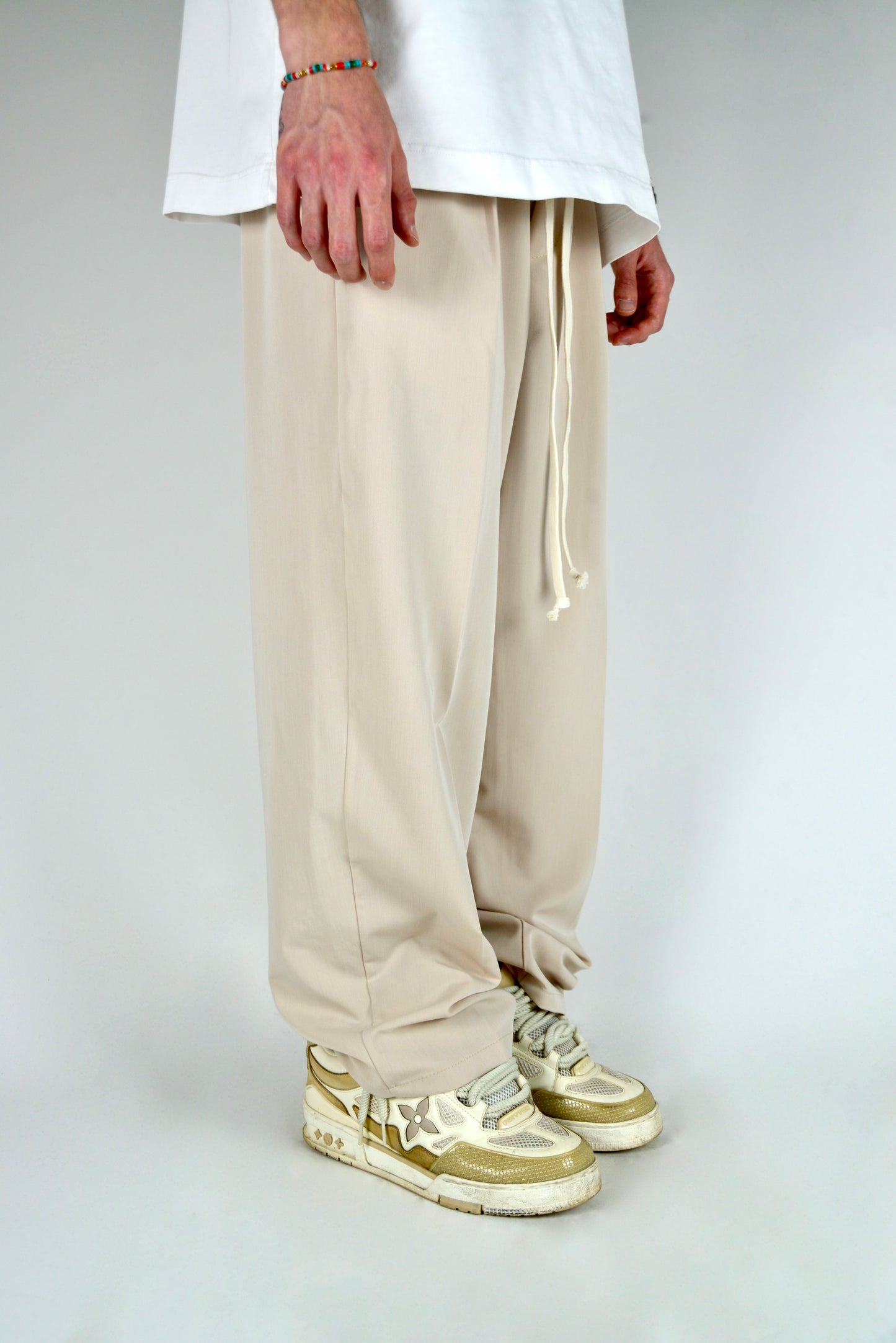 Pantalaccio Elegante Oversize Fit Beige