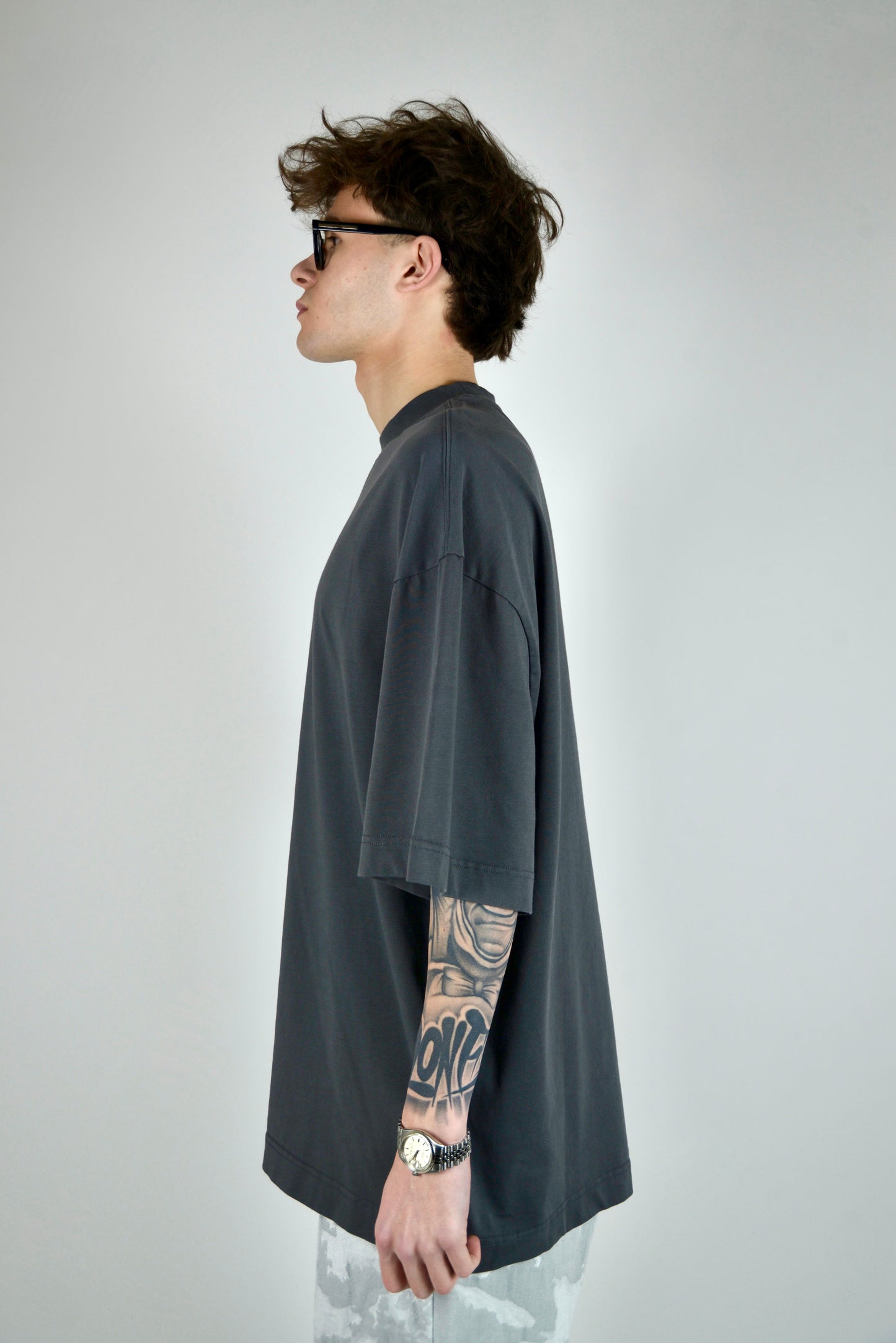 T-shirt Oversize Grigia