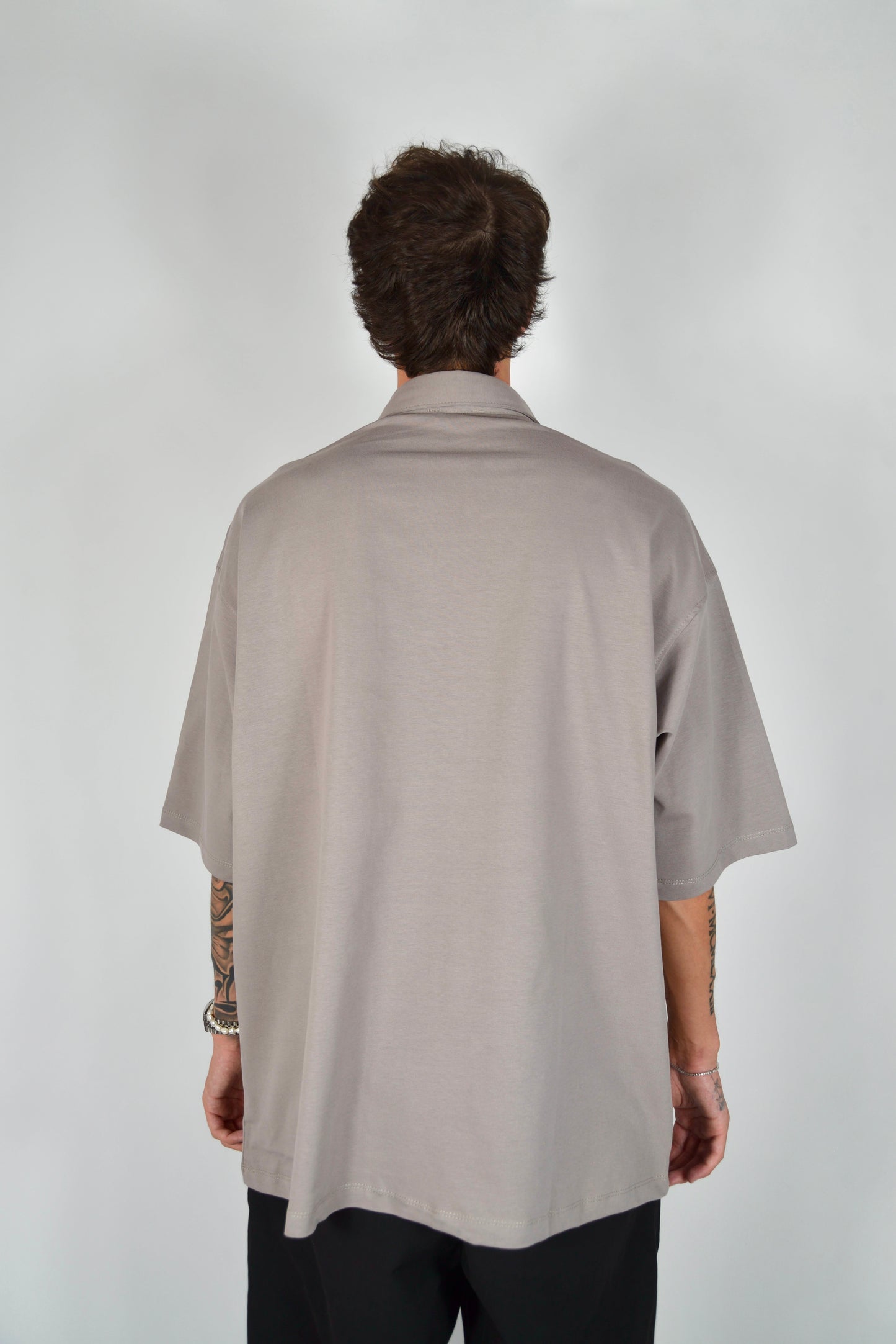 Polo Oversize Fango