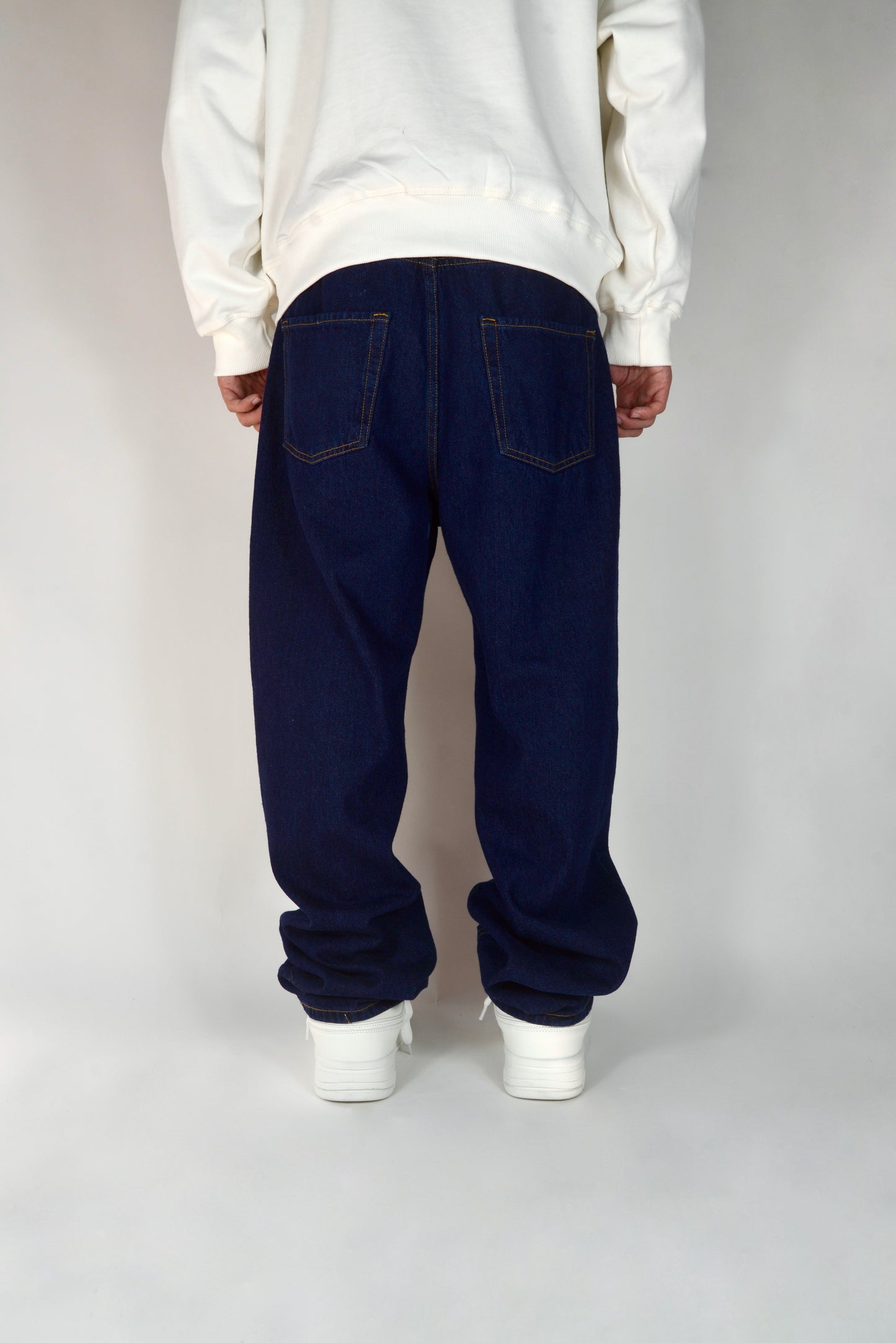 Jeans Con Croci Baggy Fit