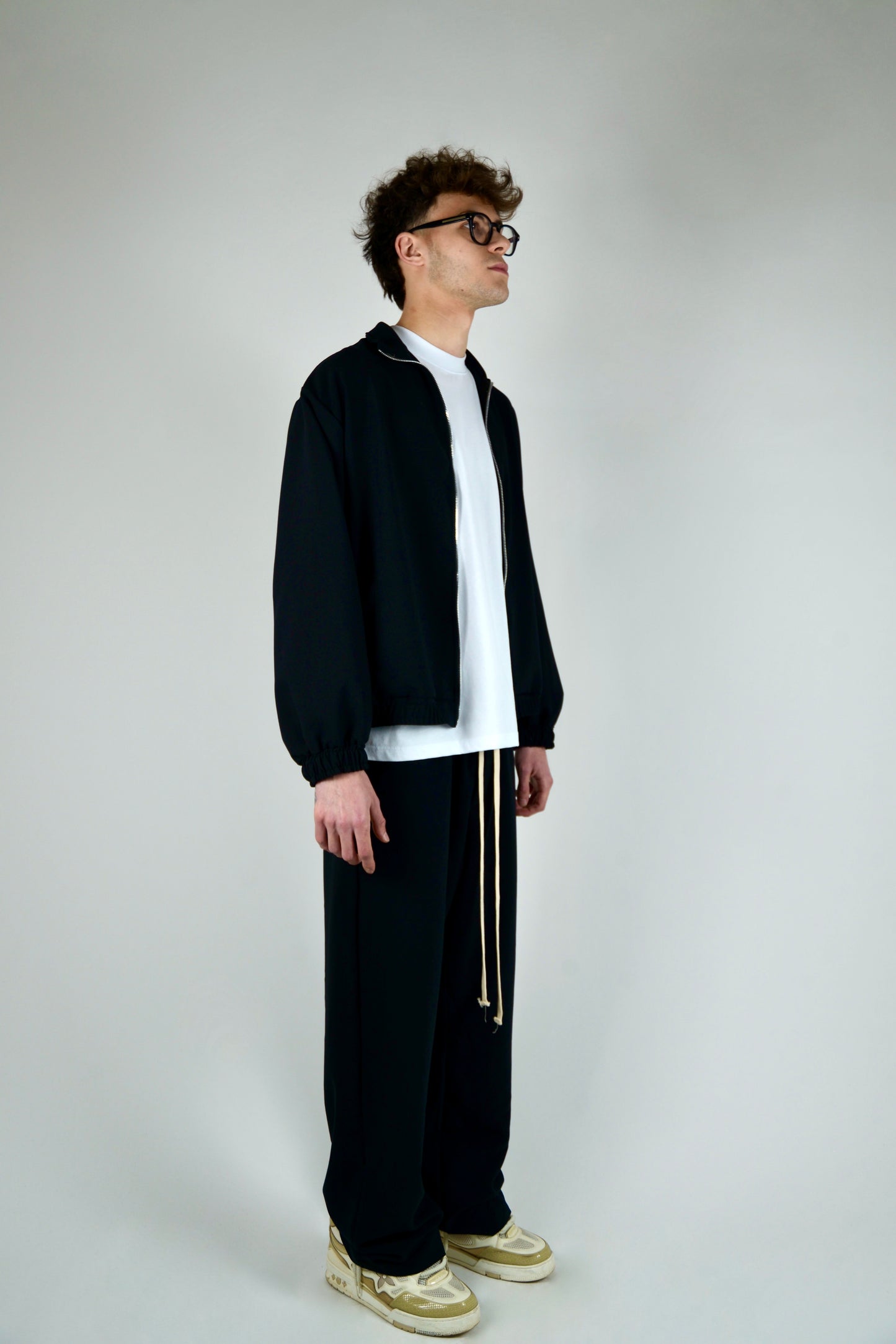 Coordinato Cropped Fit Nero