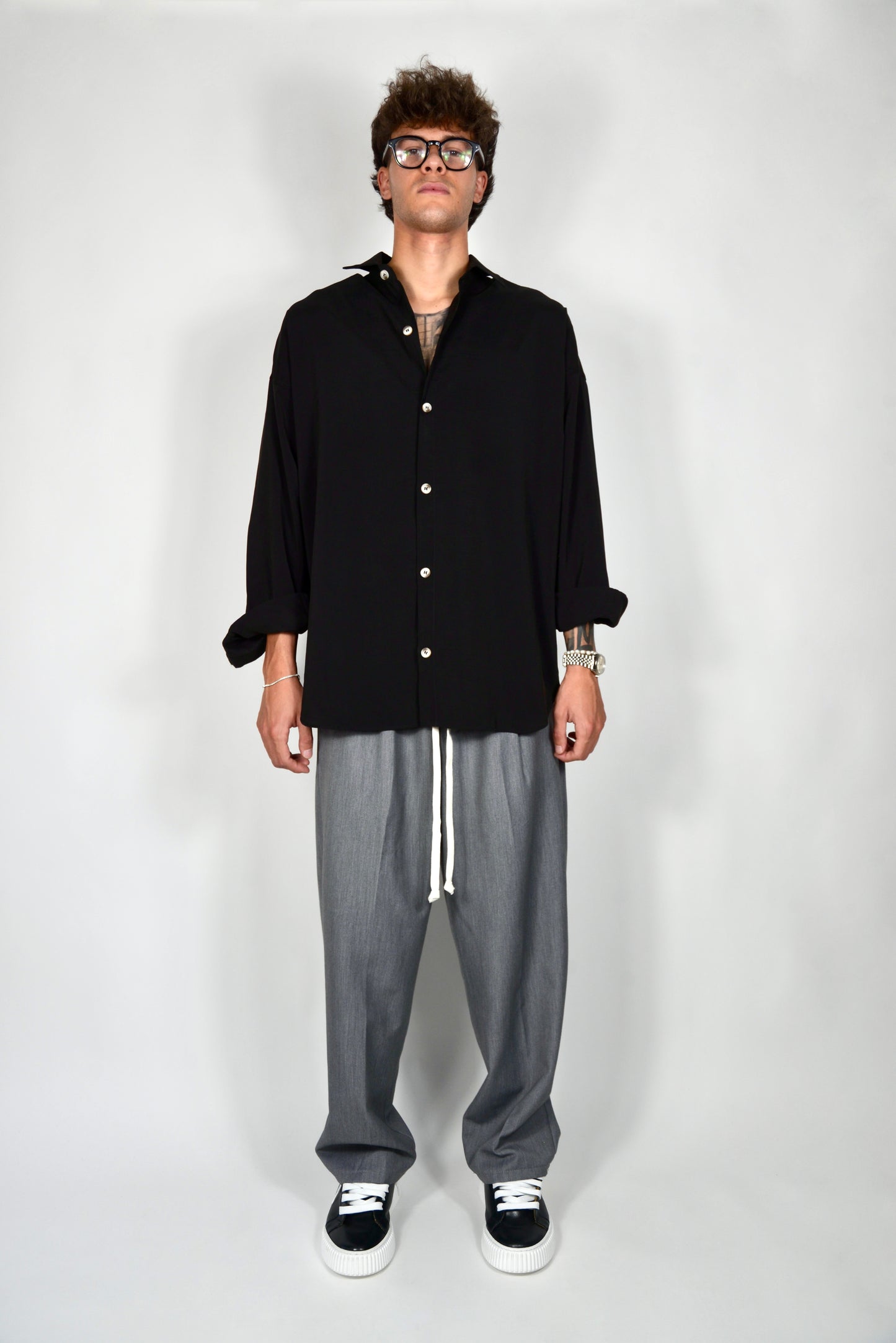 Camicia Oversize Nera