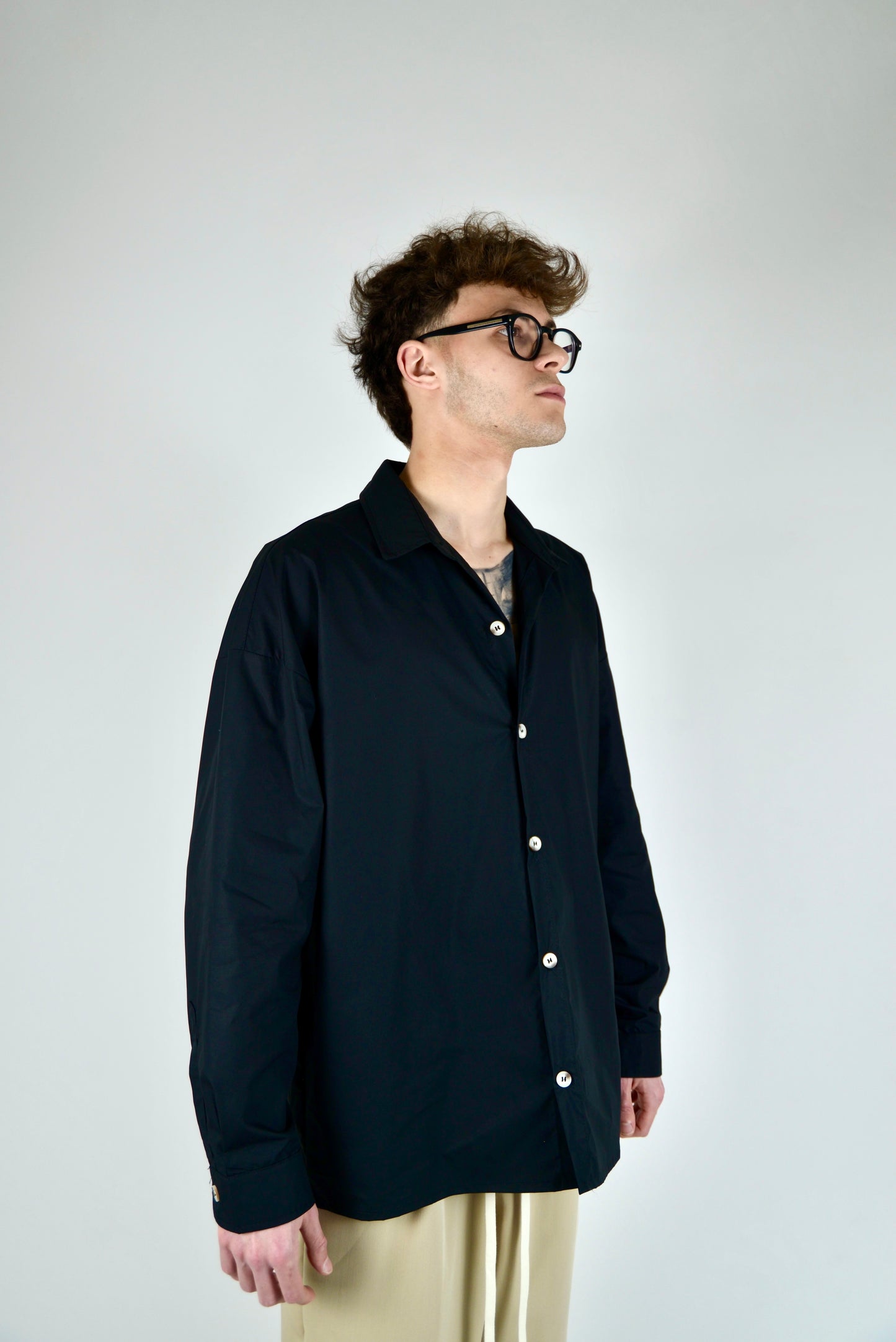 Camicia Oversize Nera