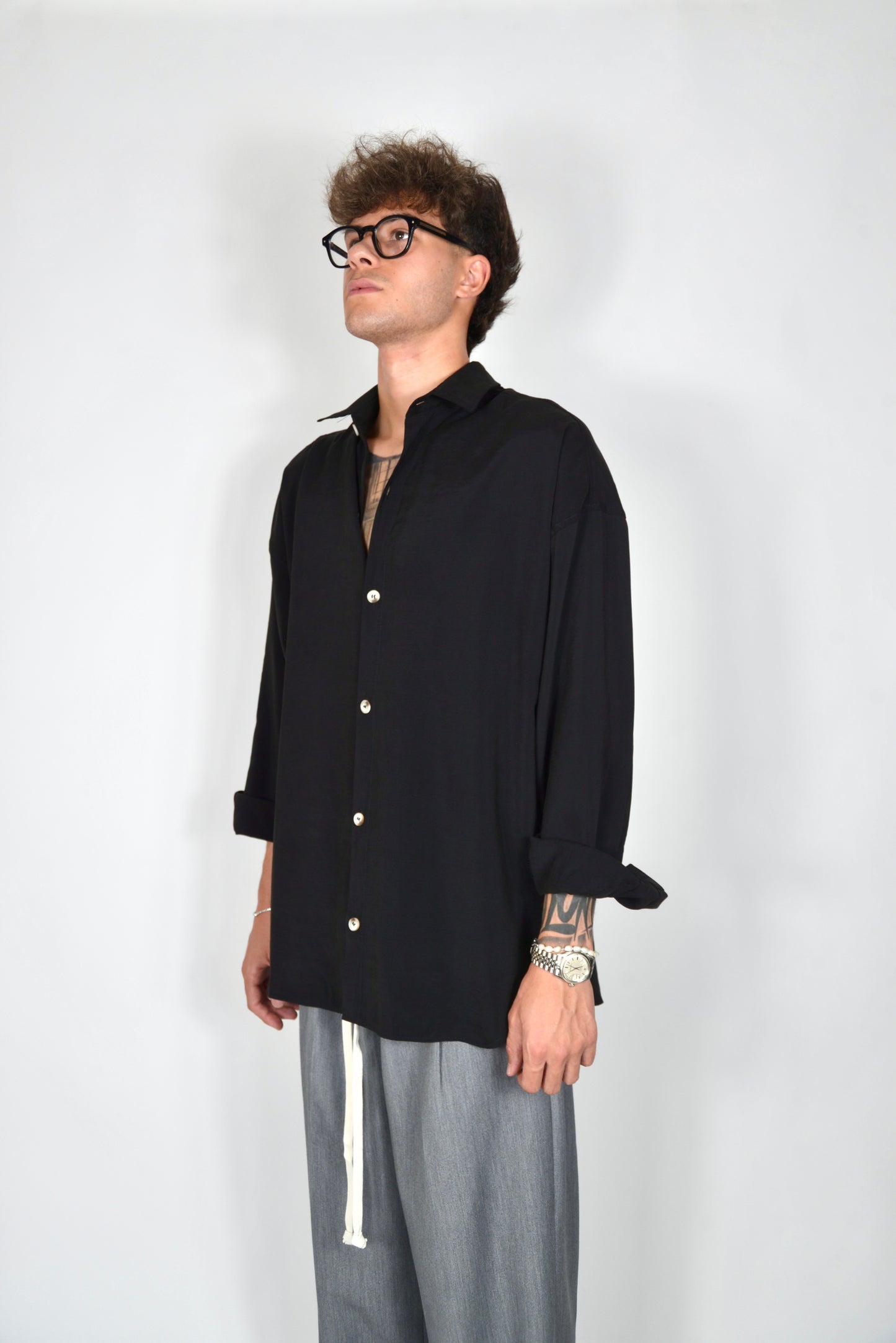 Camicia Oversize Nera