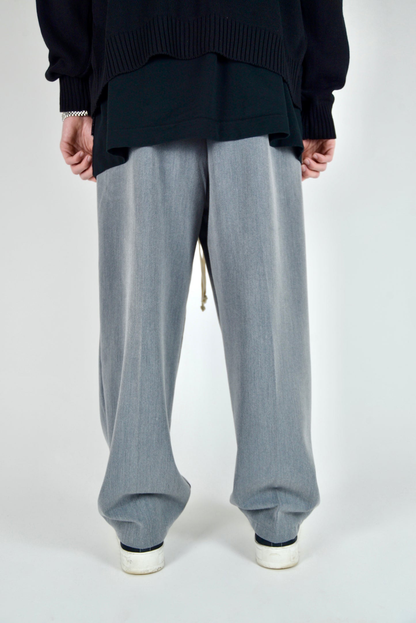 Pantalaccio Elegante Oversize Fit Grigio