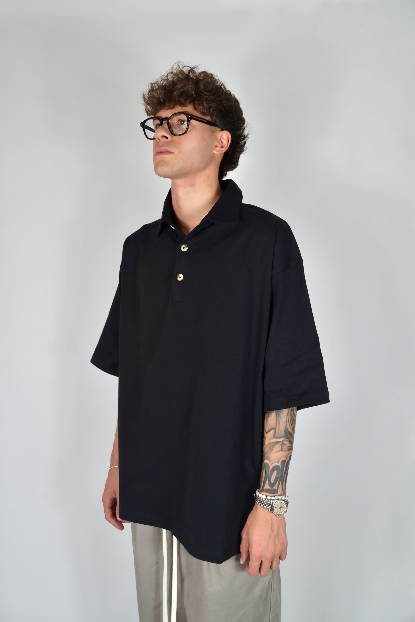 Polo Oversize Nera