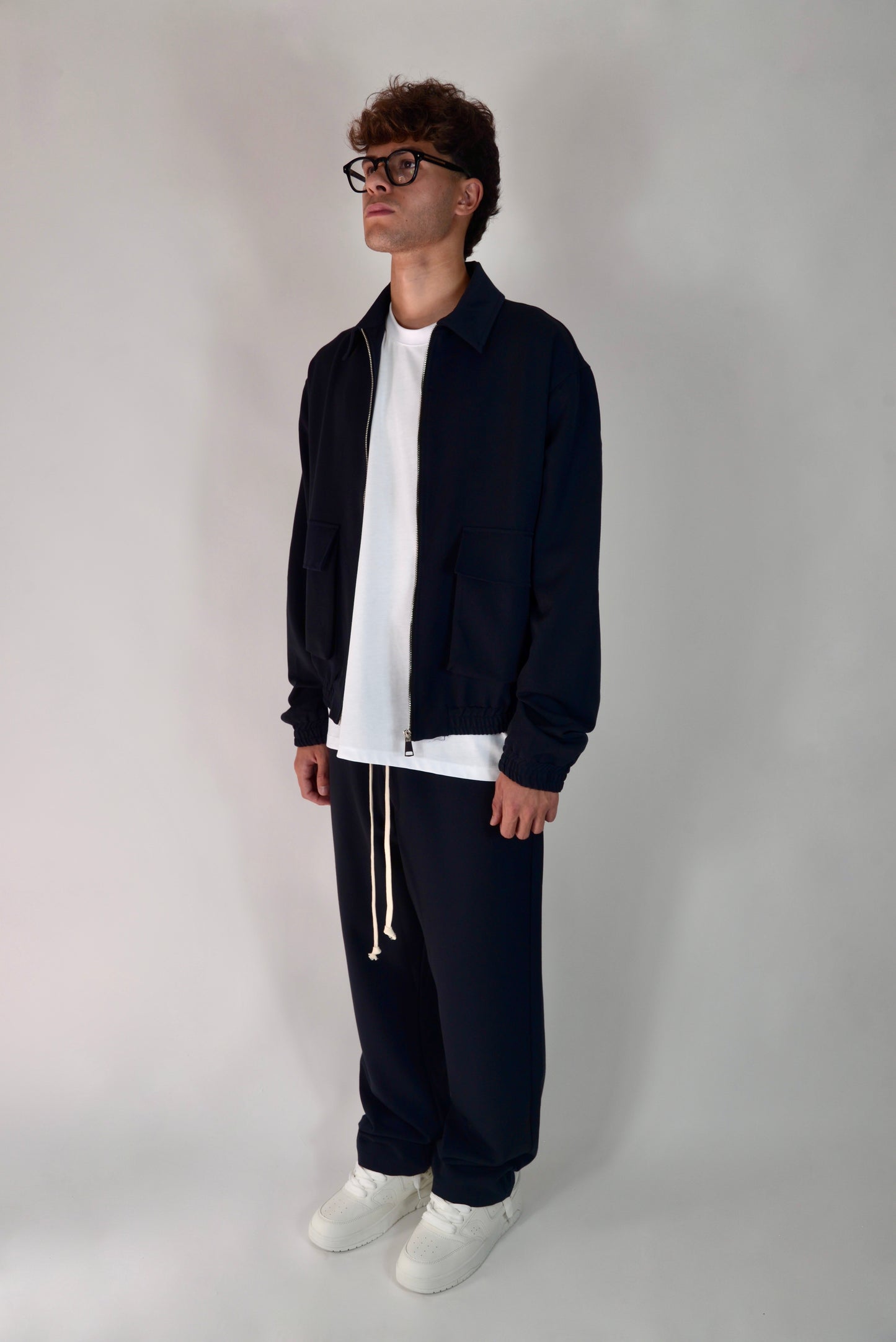 Coordinato Elegante Blu Notte