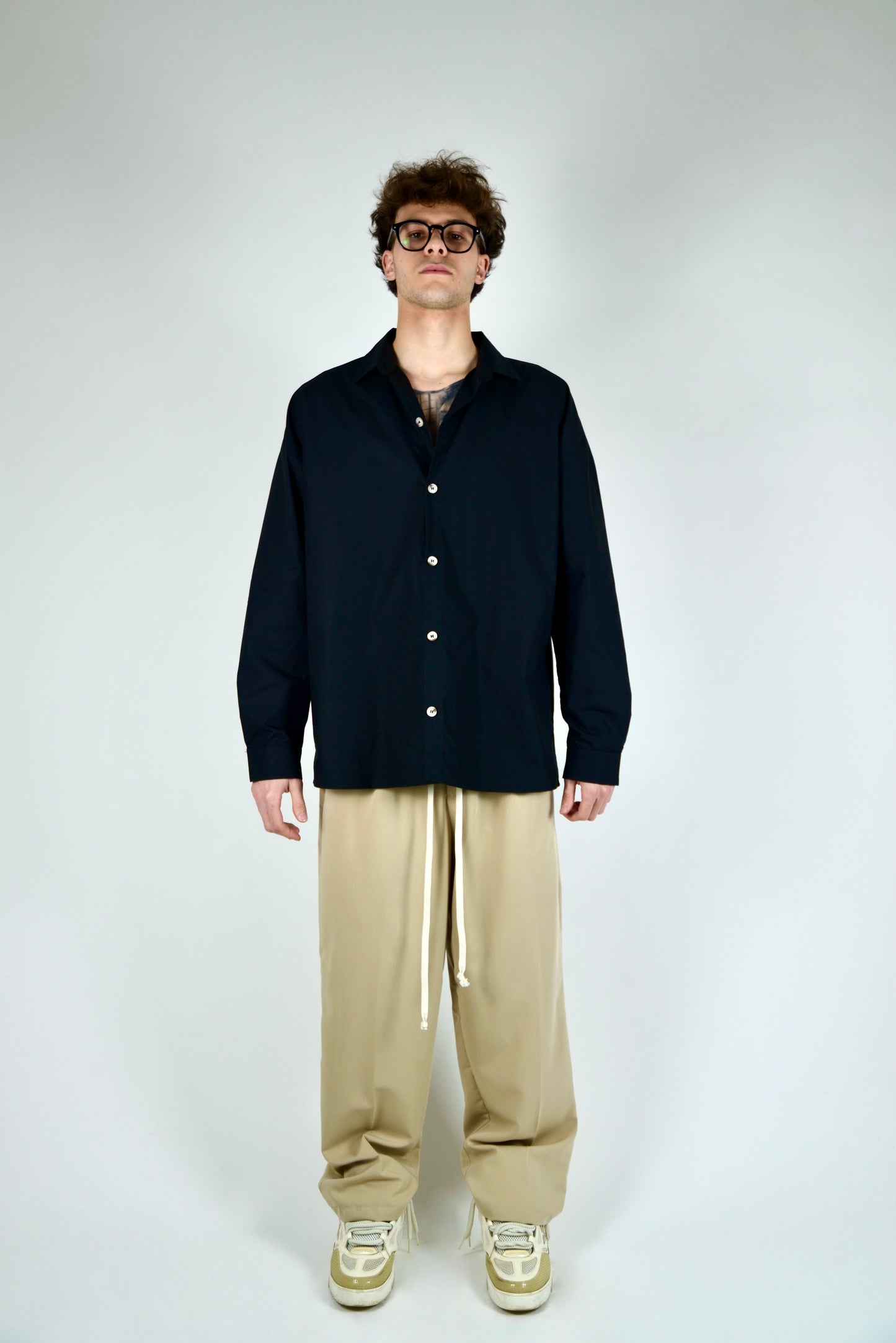 Camicia Oversize Nera