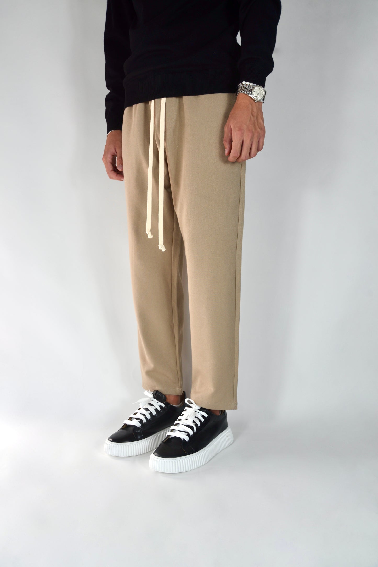 Pantalaccio Elegante Skinny Fit Beige