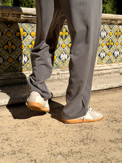 Pantalone Gessato Grigio