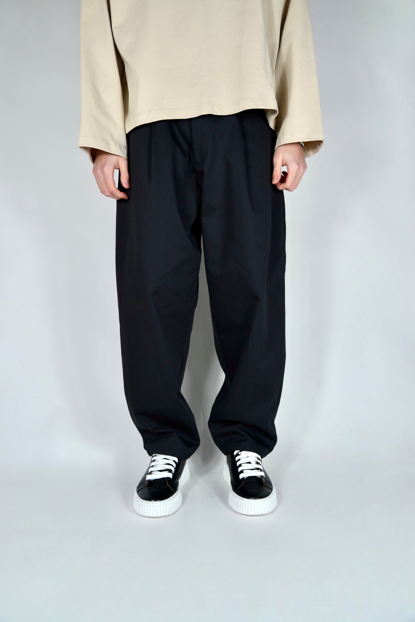 Pantalone Straight Leg Nero