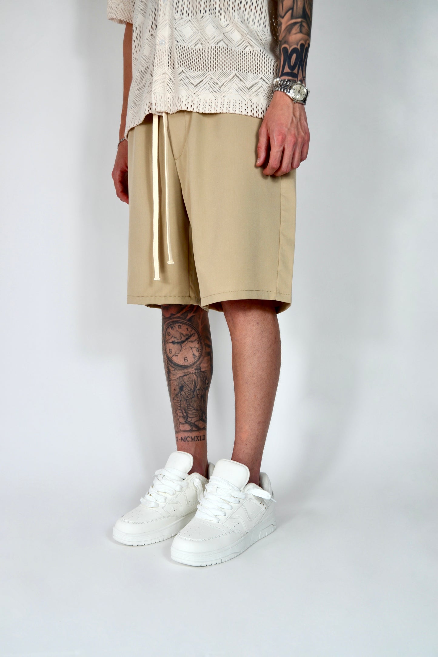 Pantaloncino Elegante Beige