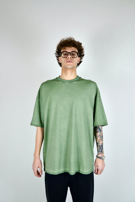 T-shirt Oversize Slavata Verde