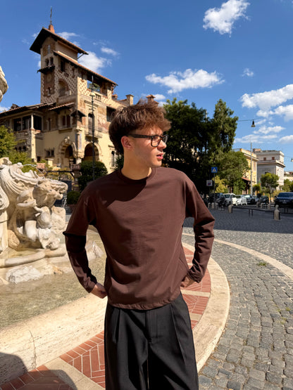 Longsleeve Marrone
