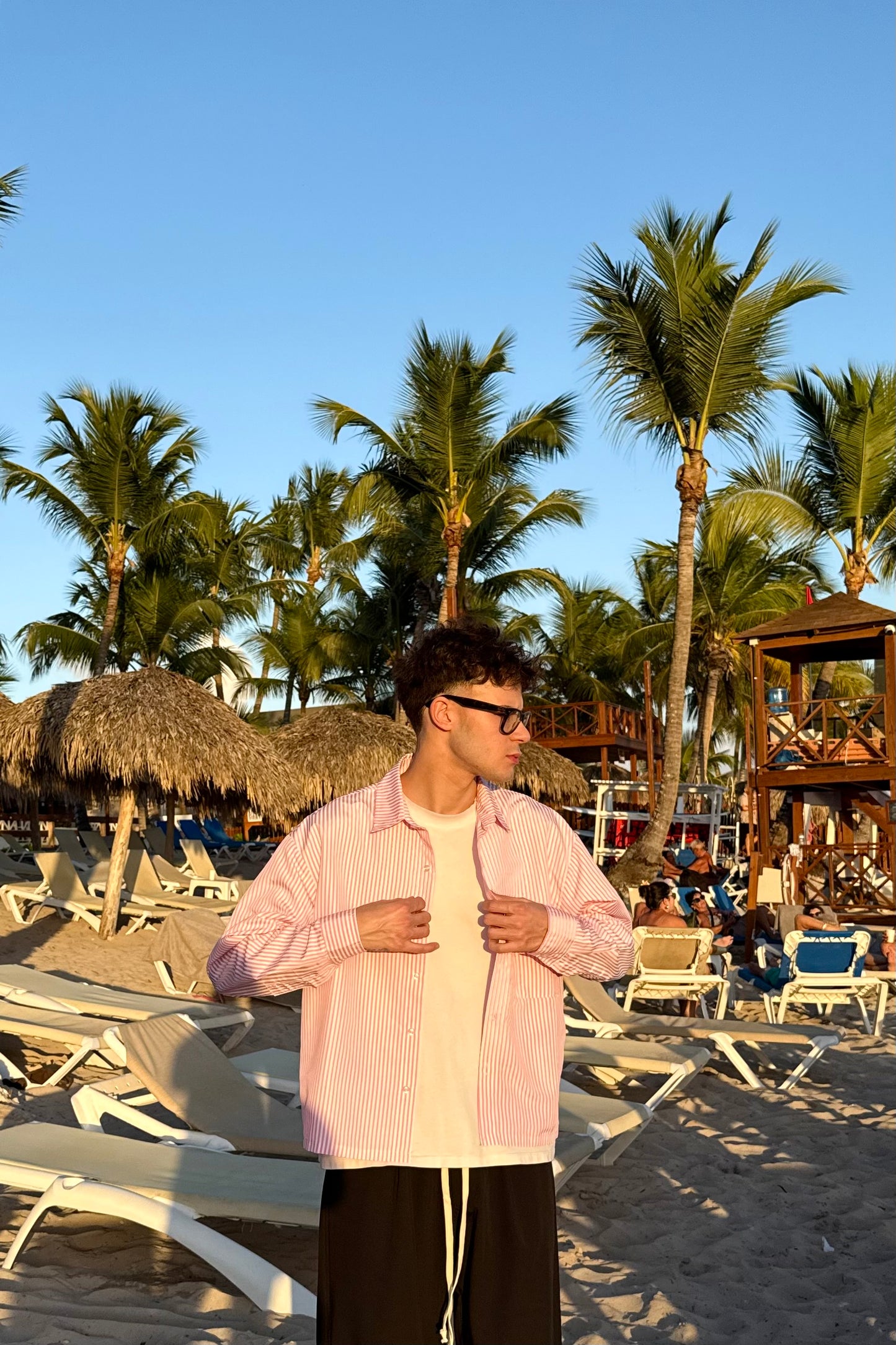 Camicia Millerighe Rosa