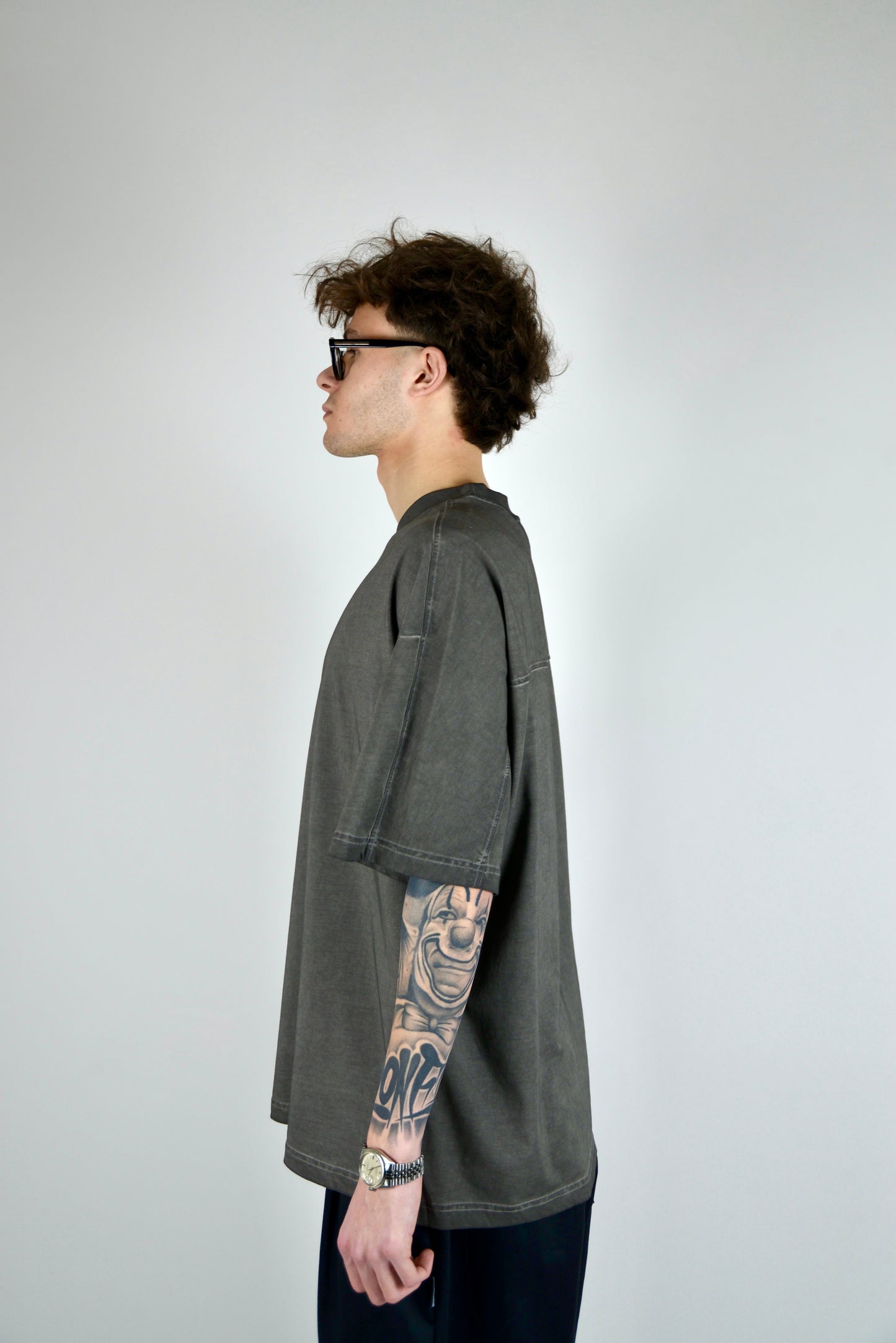 T-shirt Oversize Slavata Grigia
