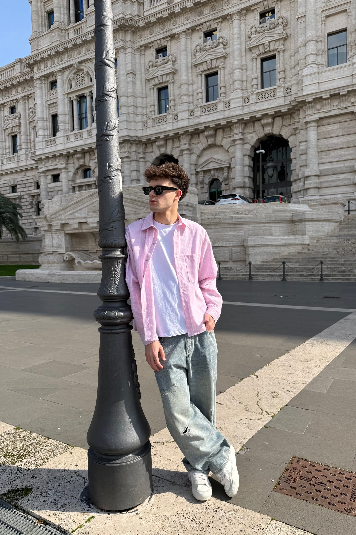 Jeans Super Baggy Celeste