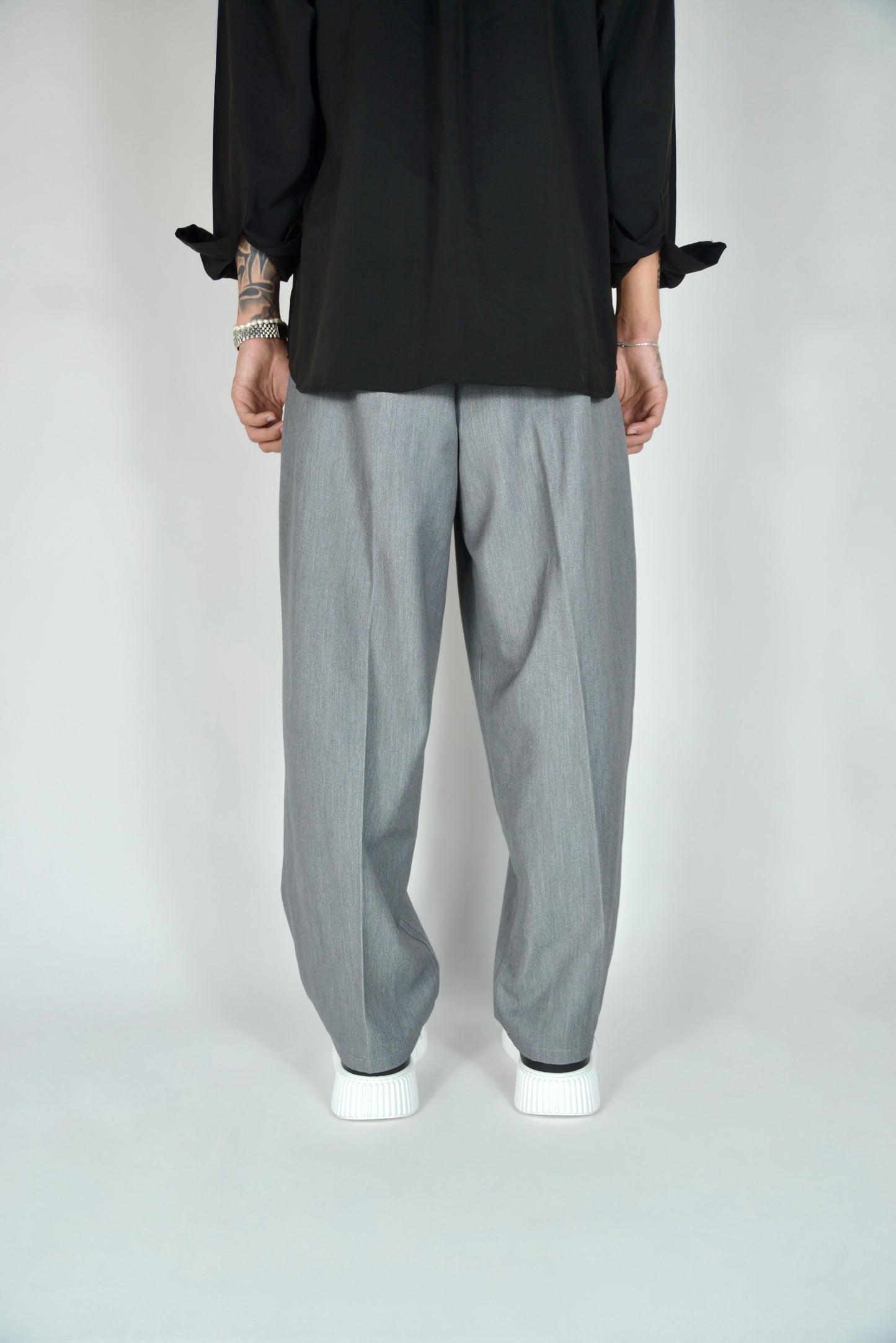 Pantalaccio Elegante Grigio Oversize Fit