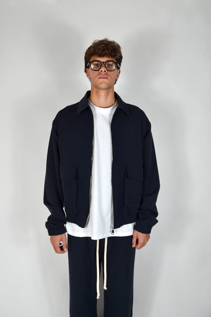 Coordinato Elegante Blu Notte