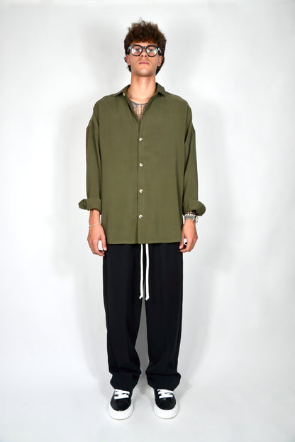 Camicia Oversize Verde
