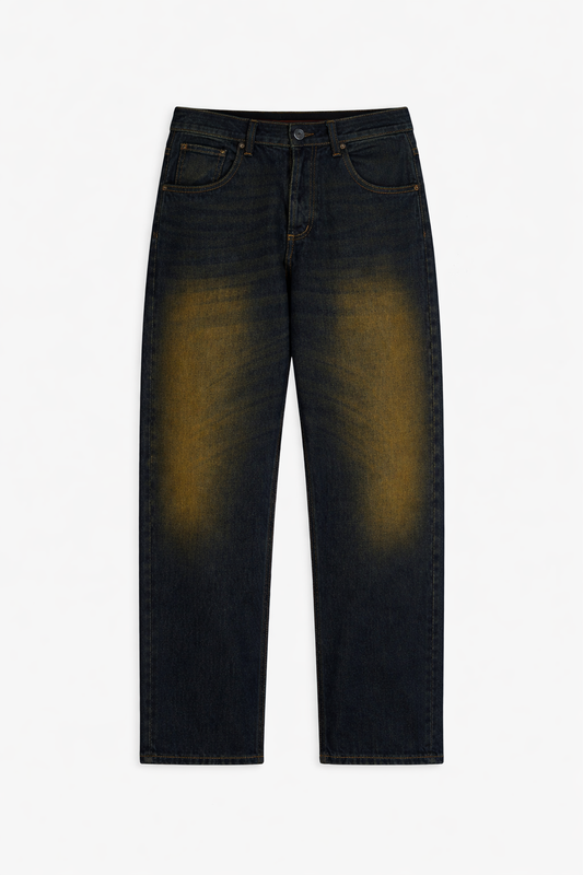 Jeans Baggy Fit Blu Sabbiato