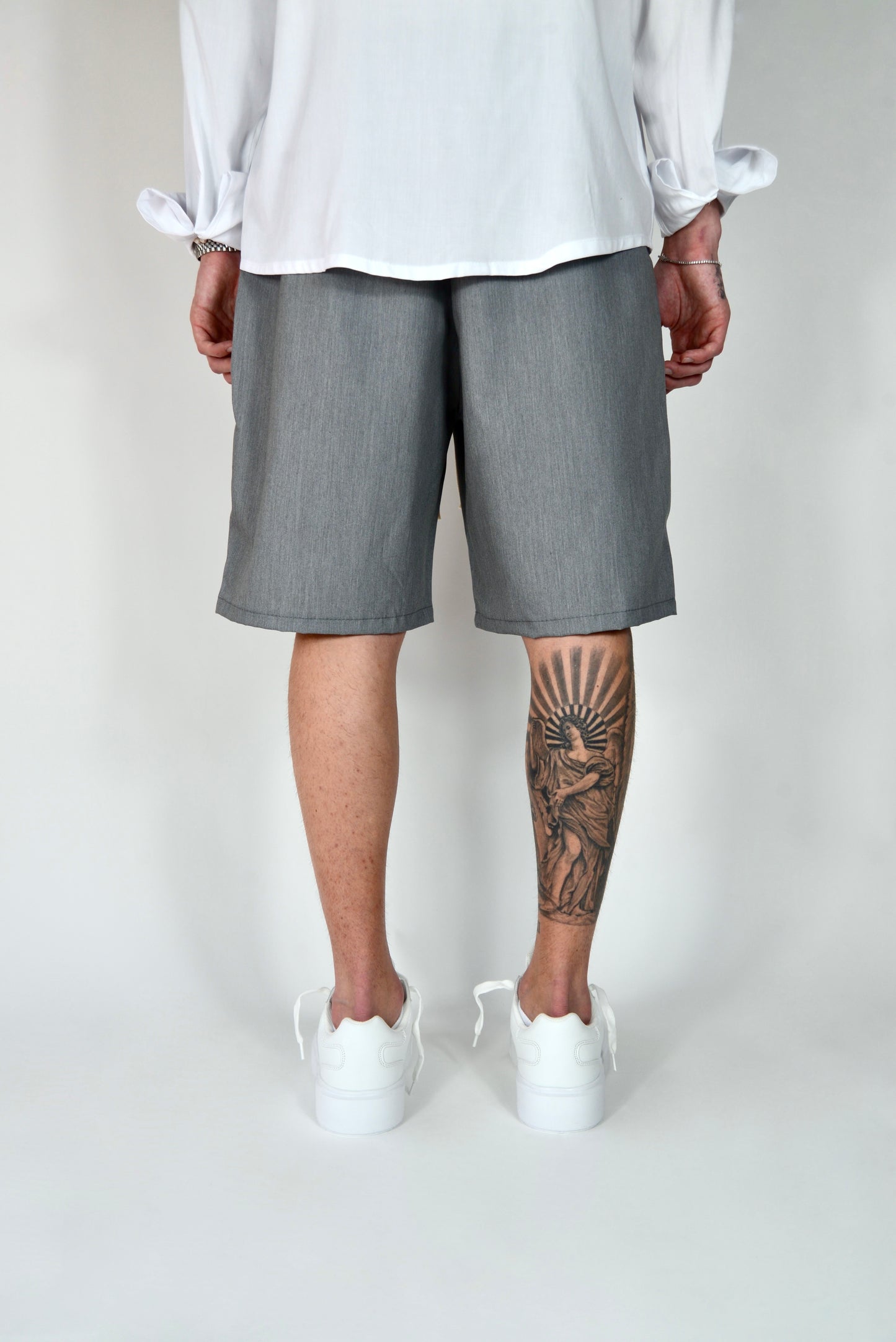 Pantaloncino Elegante Grigio