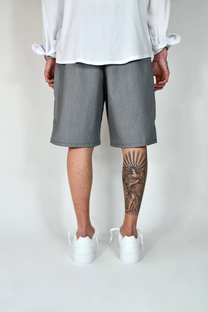Pantaloncino Elegante Grigio