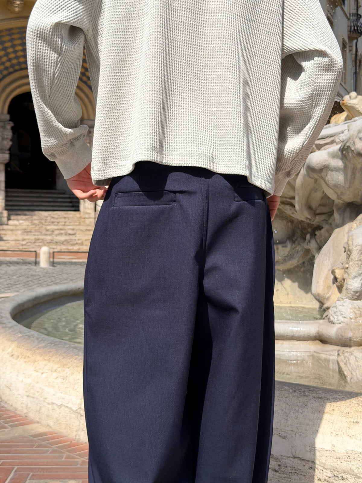 Pantalone New York Blu