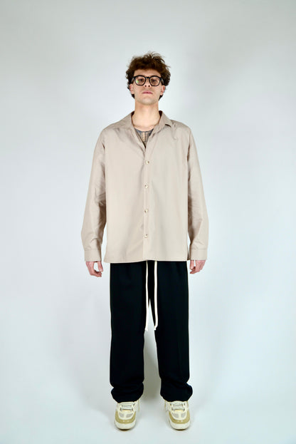 Camicia Oversize Beige